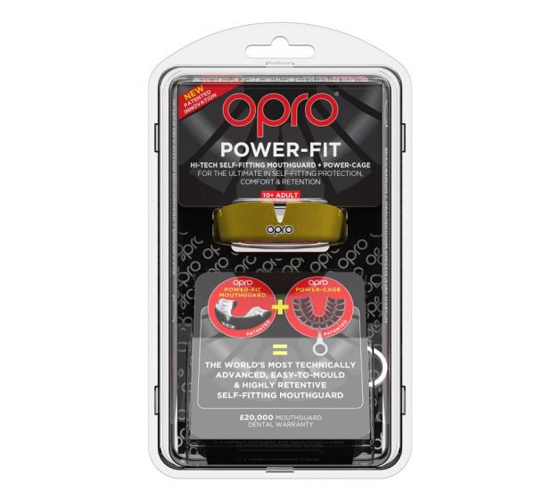 OPRO Mouthguard PowerFit Galaxy Shimmer gold