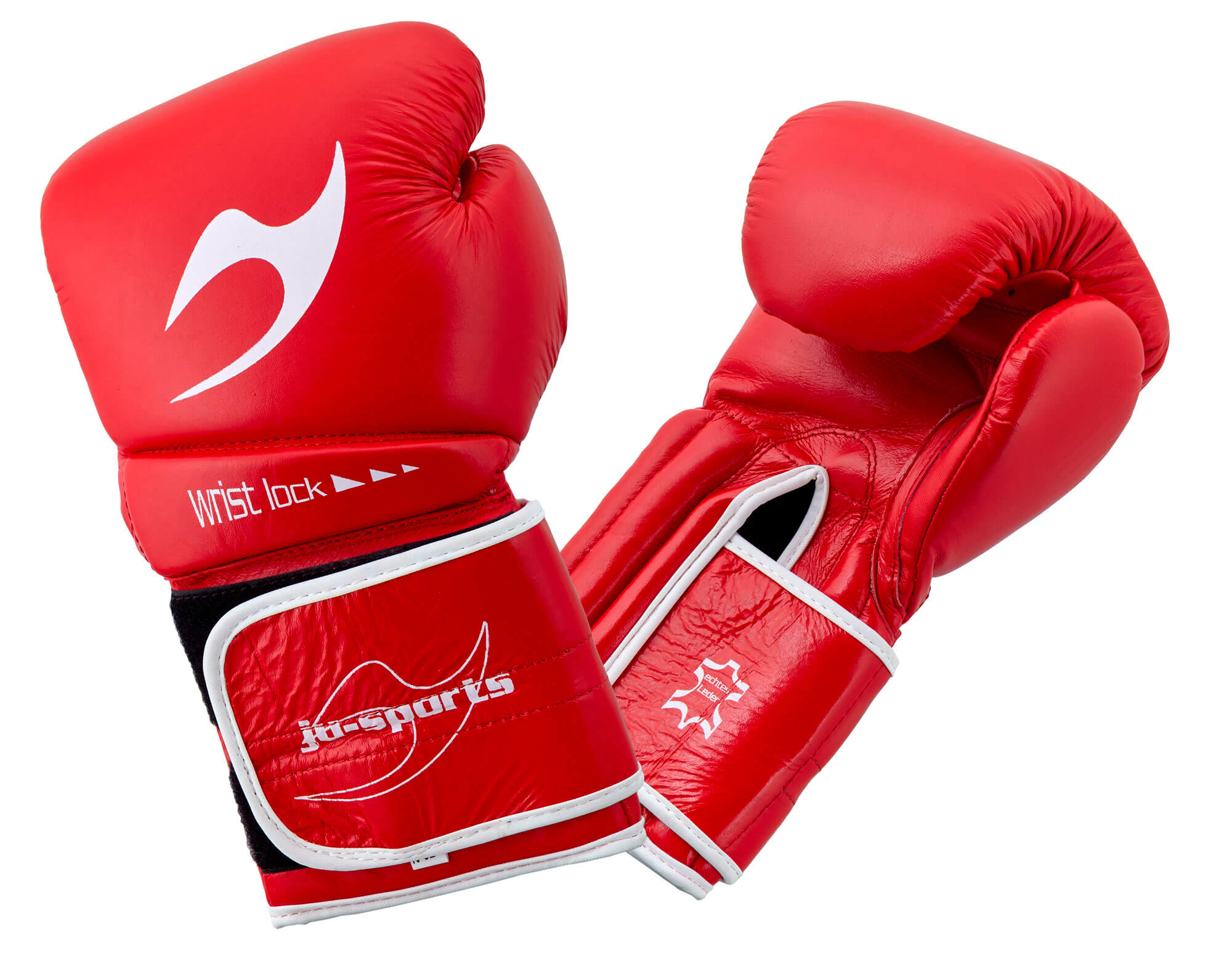 Ju-Sports Boxing Gloves C16 Competitor Pro Leather red 10 oz