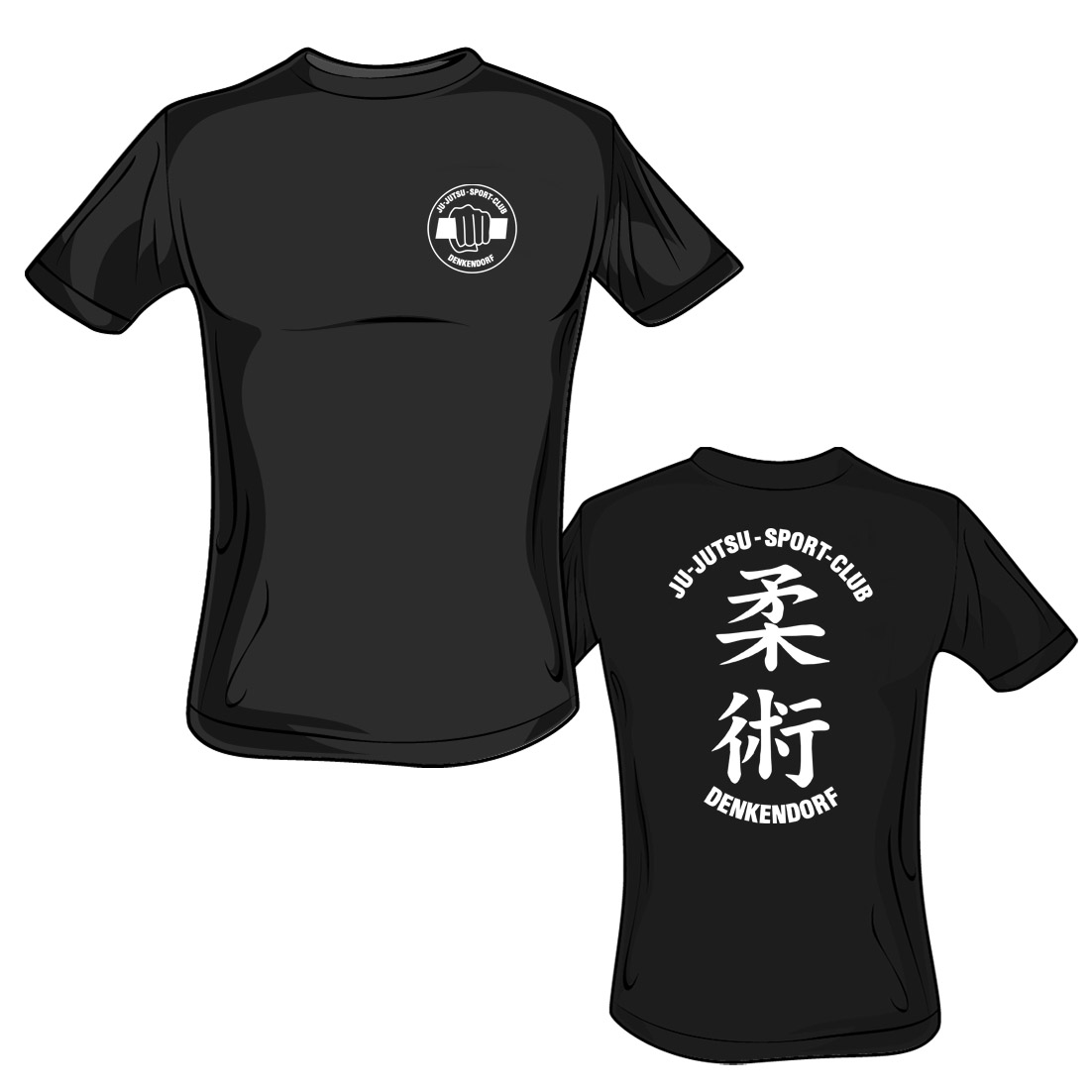 Ju-Jutsu SC Denkendorf T-Shirt Kids 100% BW schwarz