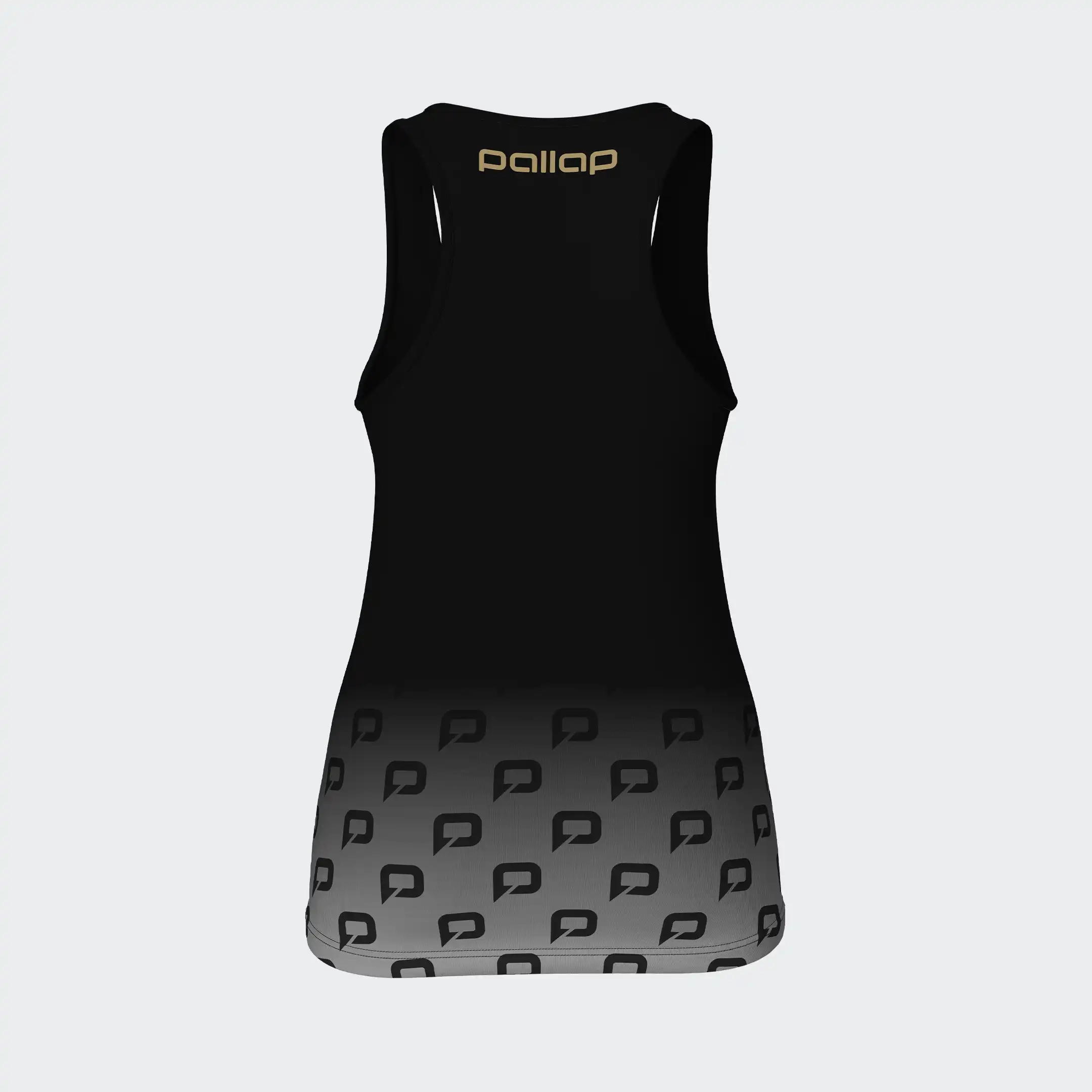 1_PTTW002BC-pallap-padel-sport-apparel-women-competition-top-black-mat-gold-front