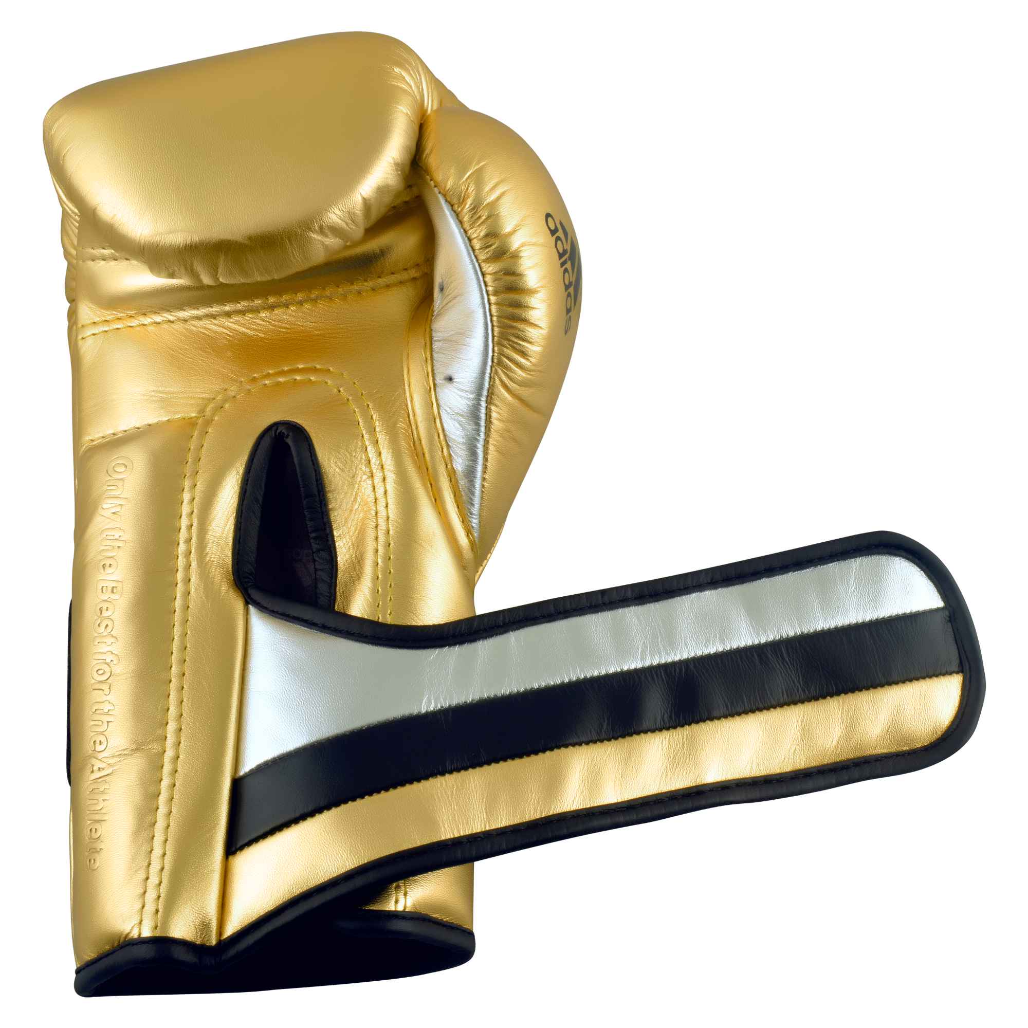 adidas adispeed strap up gold boxing gloves metallic/silver, ADISBG501PRO