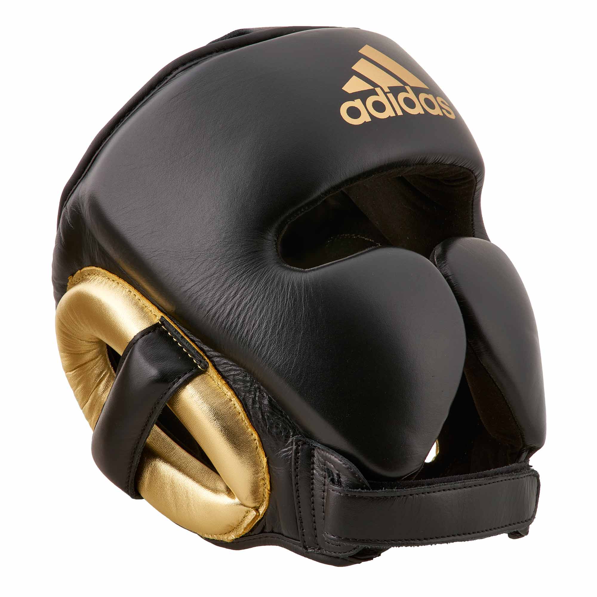 adidas boxing head protector adiStar ADIPHG01PRO, black/gold