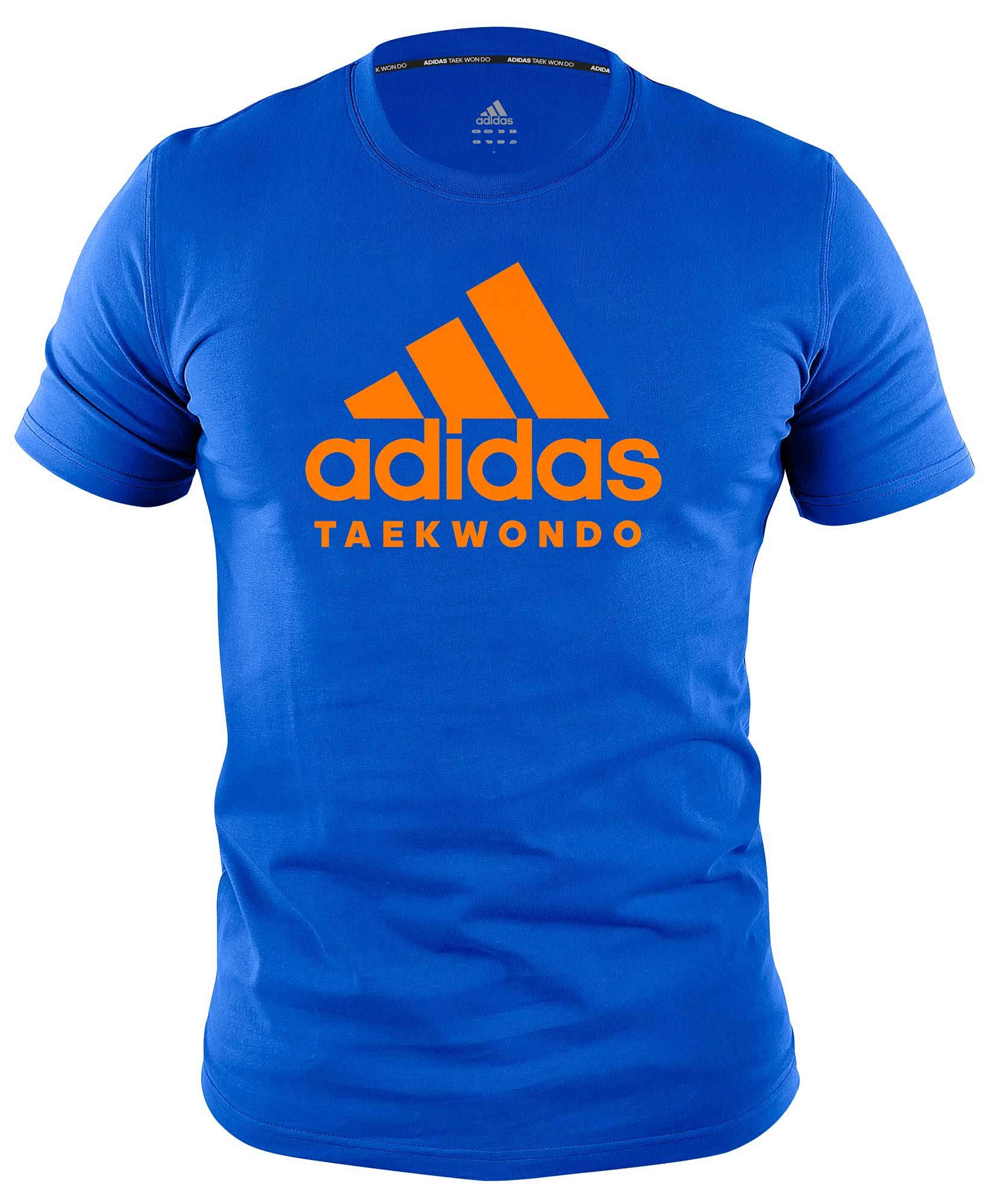adidas Community line T-Shirt Taekwondo "Performance" blue/orange, ADICTTKD