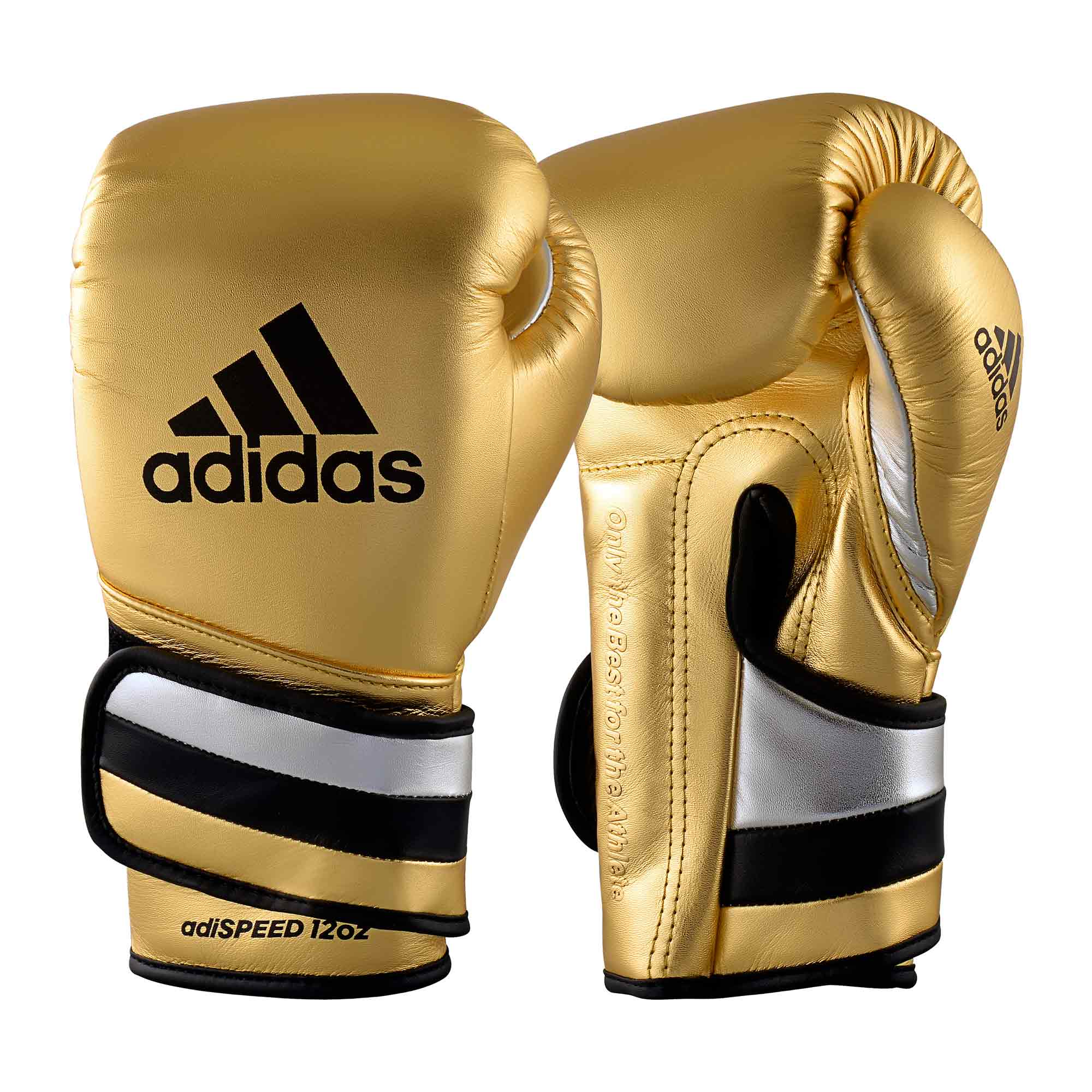 adidas adispeed strap up gold boxing gloves metallic/silver, ADISBG501PRO