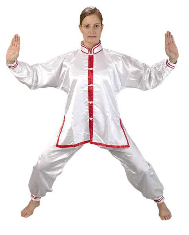 Kung Fu/Tai Chi Uniform white/red