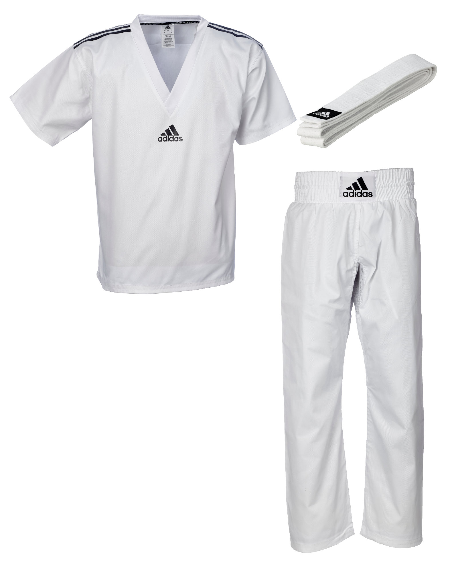 adidas Kickbox-Uniform "Club" weiß, adiKBUN20