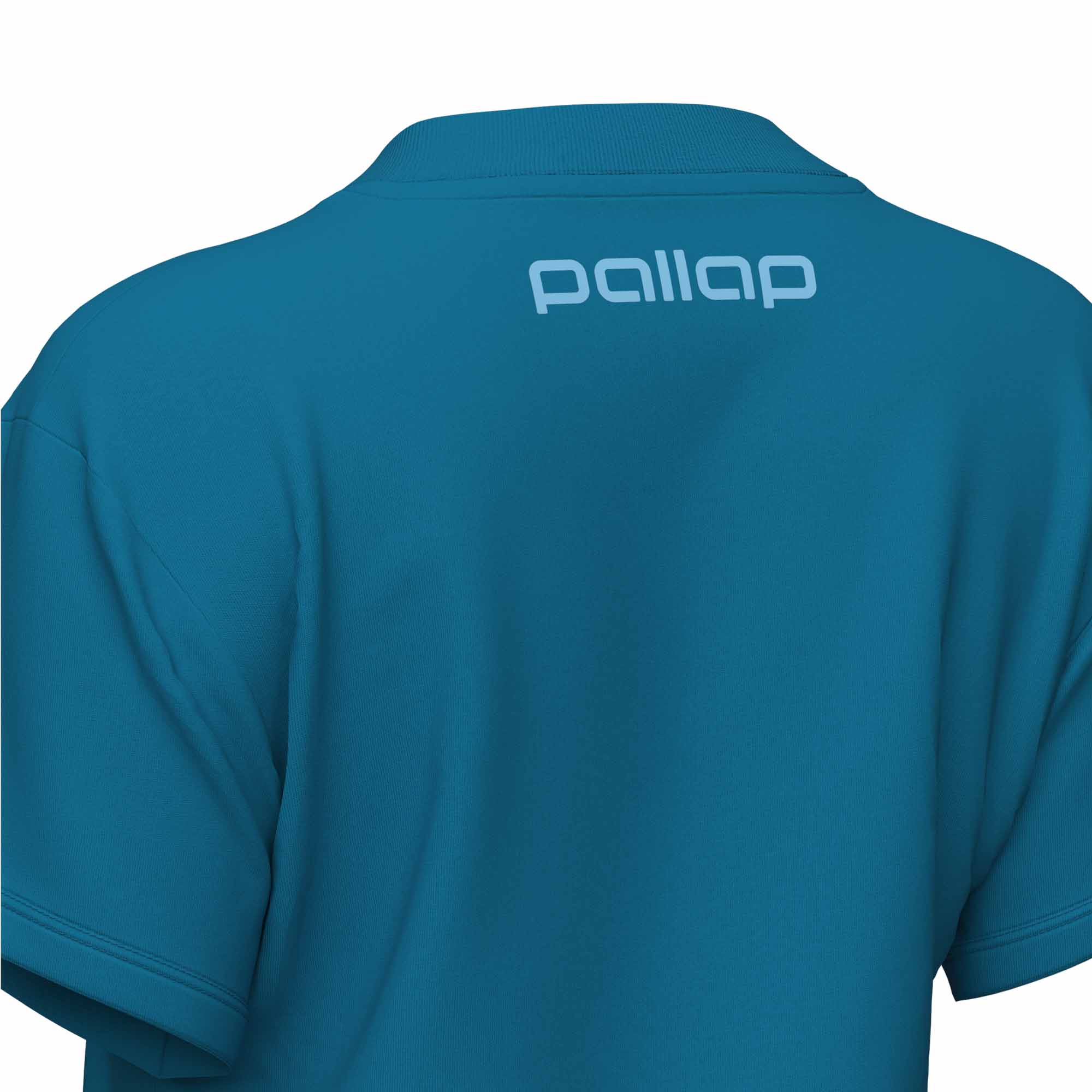 Pallap women's team t-shirt V2 blue green/pulse blue