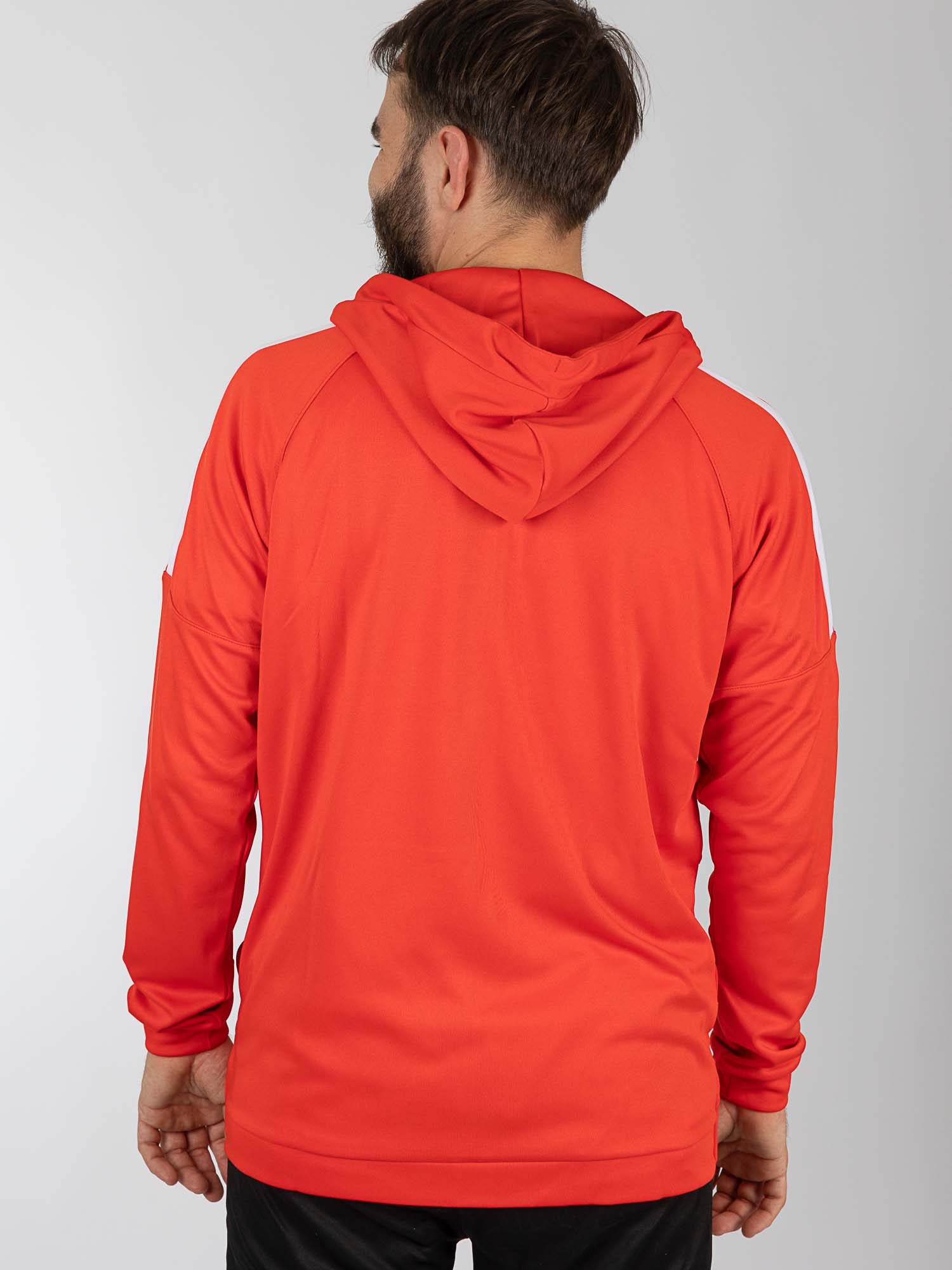 Hoodie, Kapuzenpullover, Lange Ärmel, Rot, Kapuze