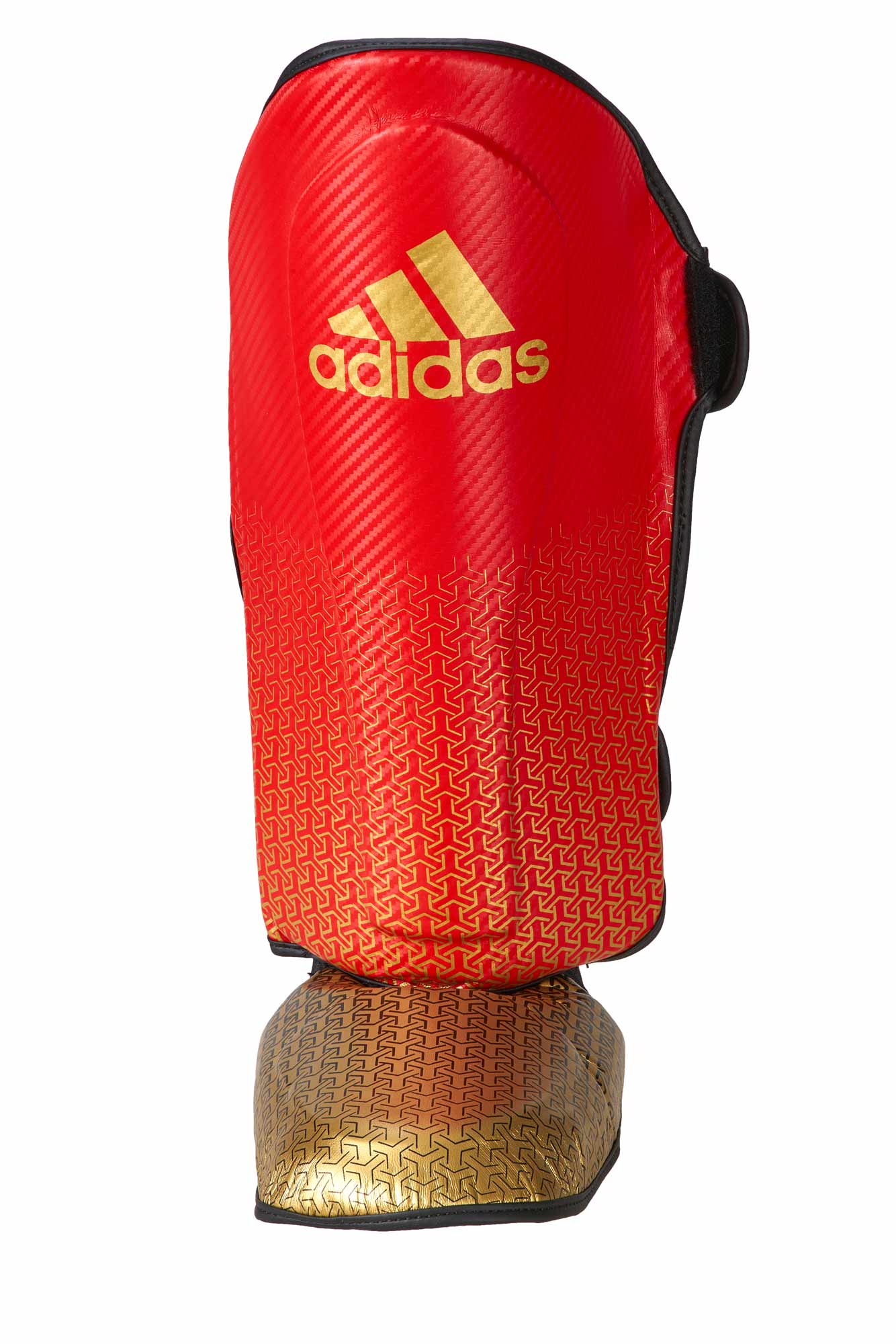 adidas Pro Kickboxing Schienbein-Spannschutz red/gold, adiKBSI300