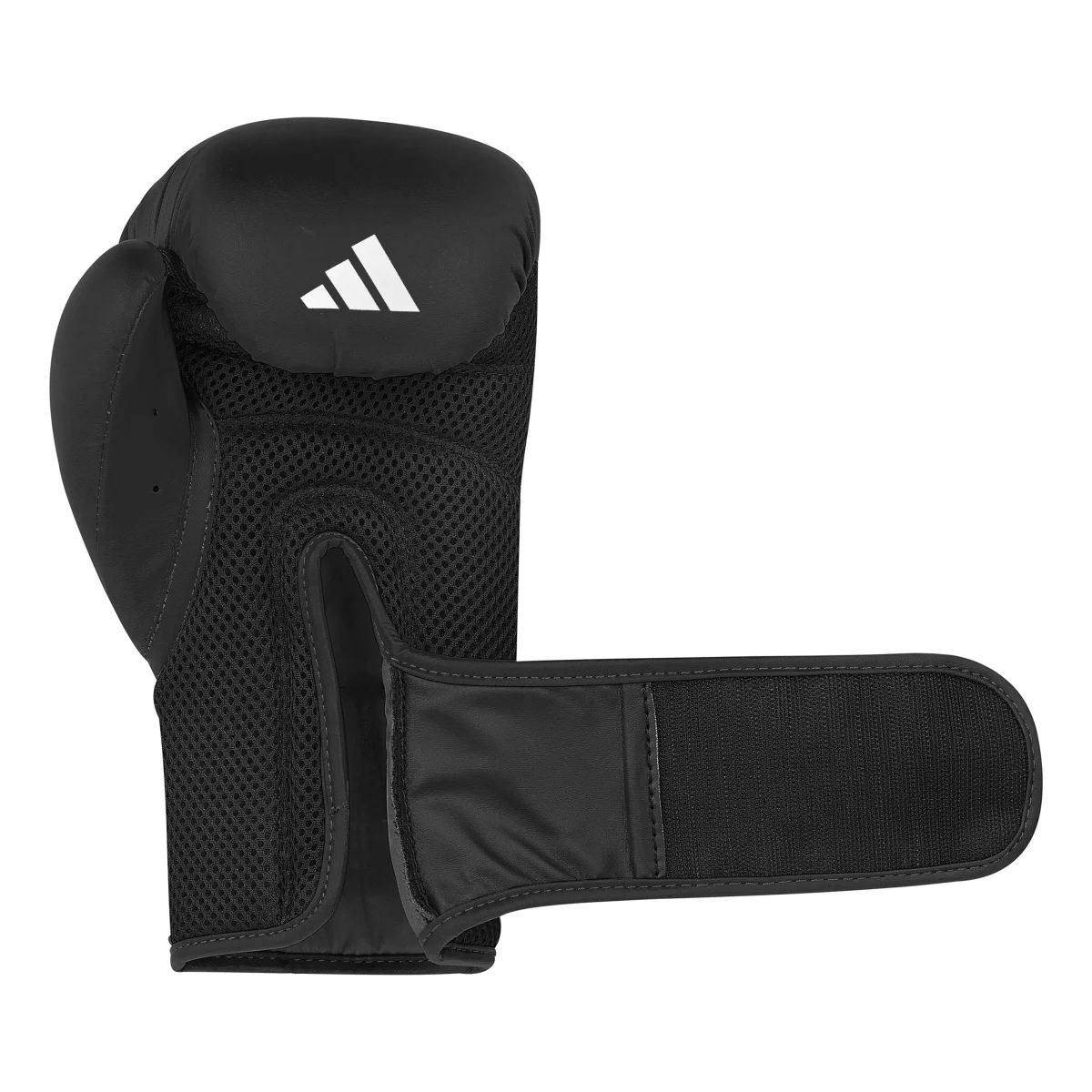 Boxhandschuh, Trainingshandschuh, Schwarz, Mesh-Gewebe, Klettverschluss