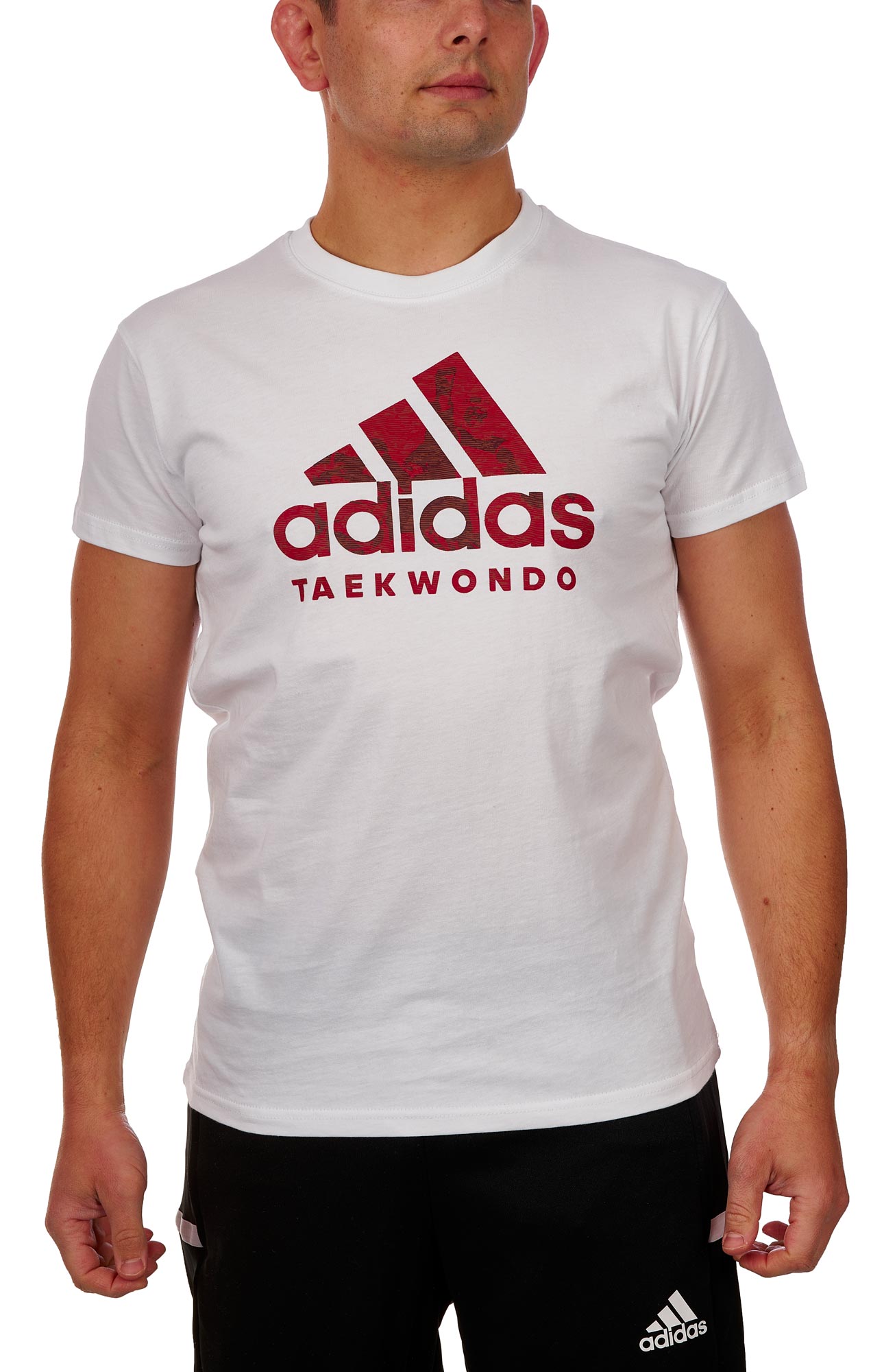 adidas Badge of Sport T-Shirt Taekwondo weiß, adiCLTS20T