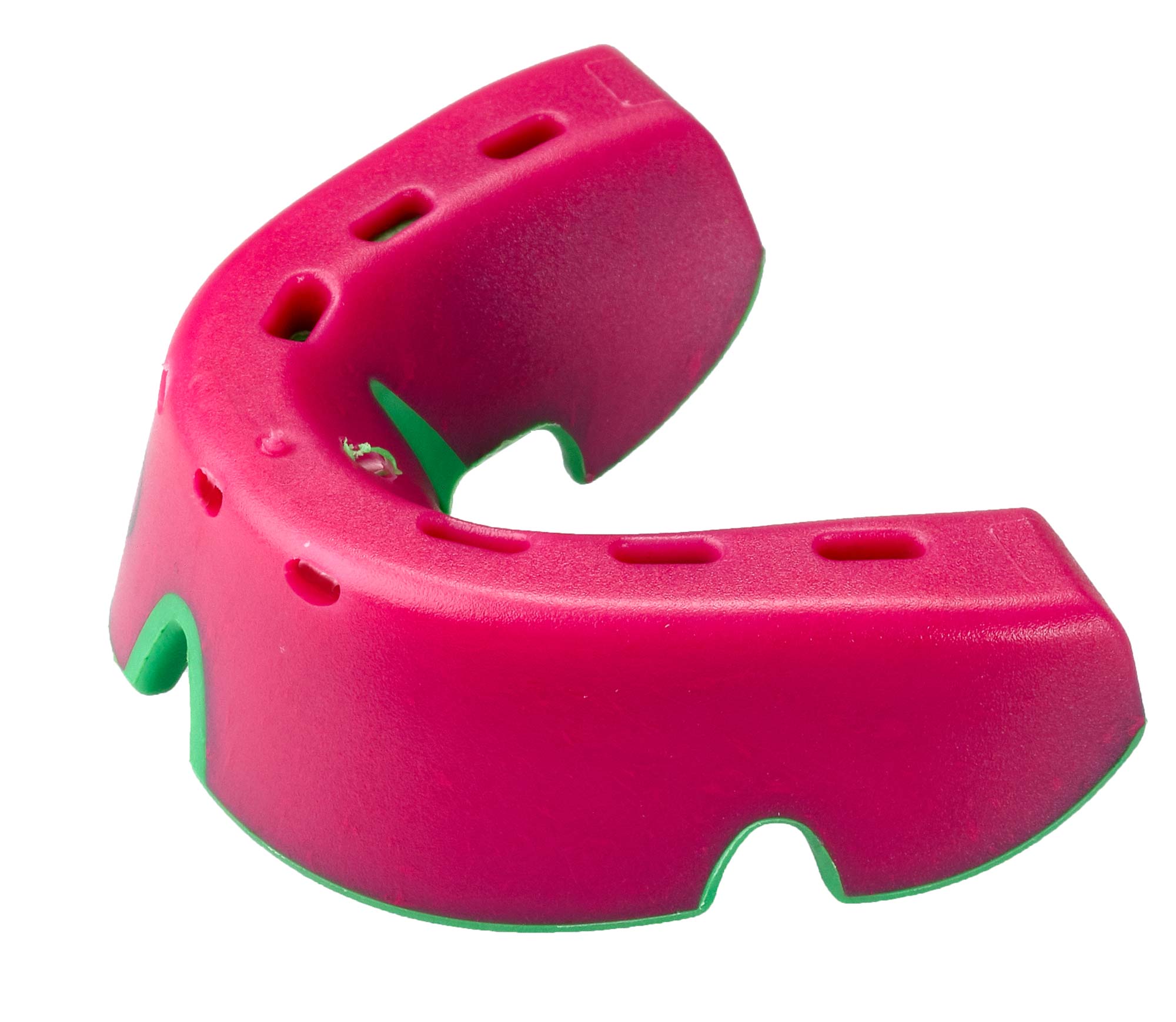 OPRO Mouthguard Silver Level Junior pink/ fluorescent green