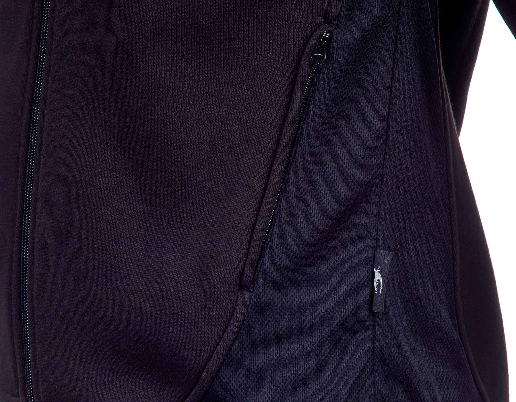 Teamwear Element Core Zip Hoodie schwarz