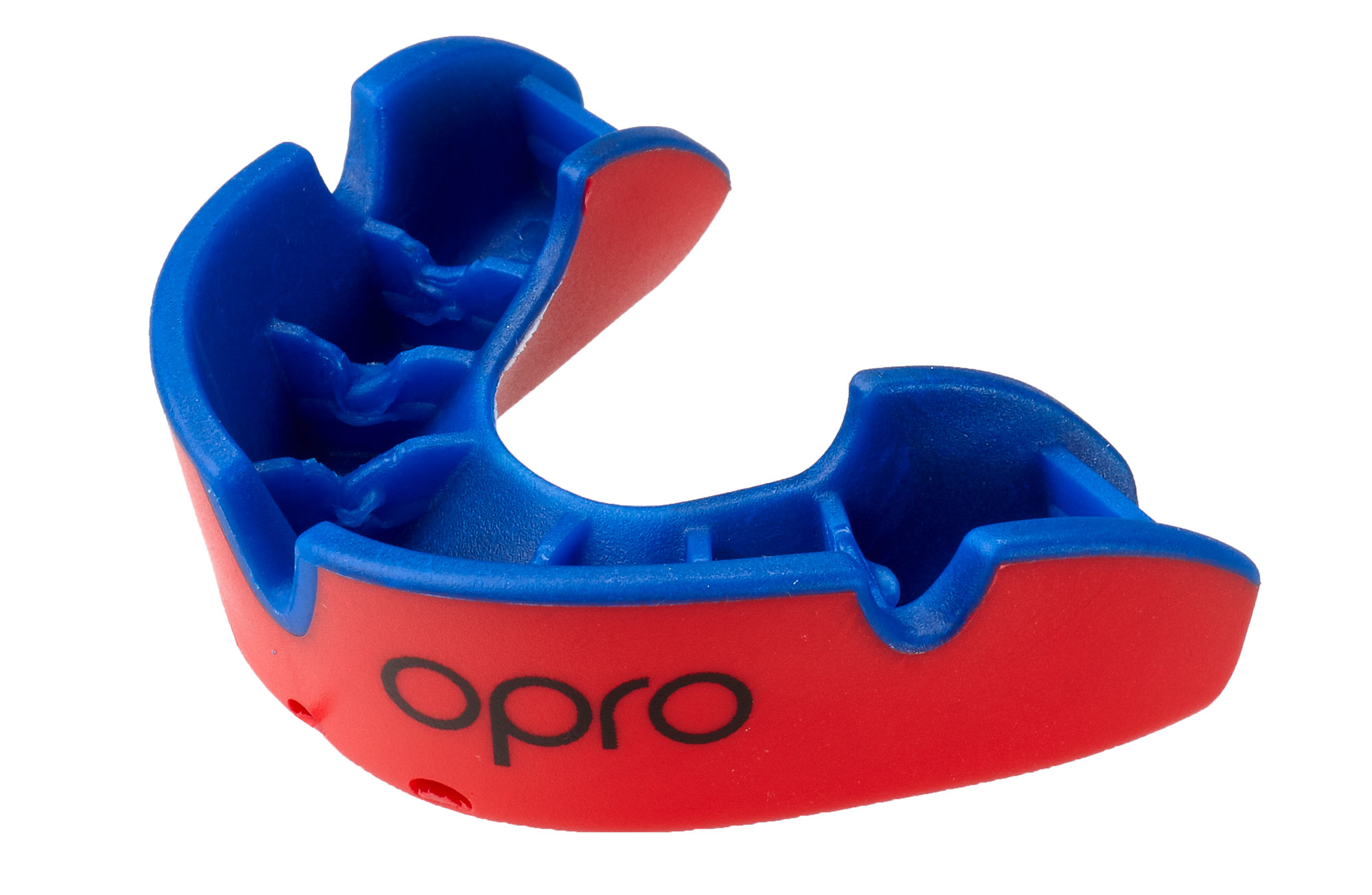 OPRO Mouthguard Silver Level Junior red/blue