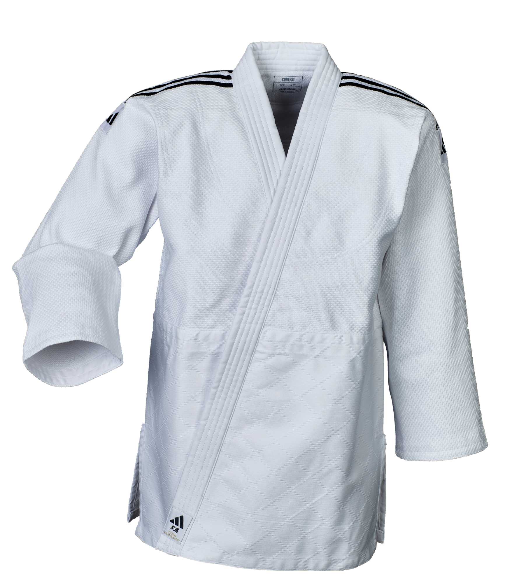 adidas judo gi Contest J650 white/black stripes