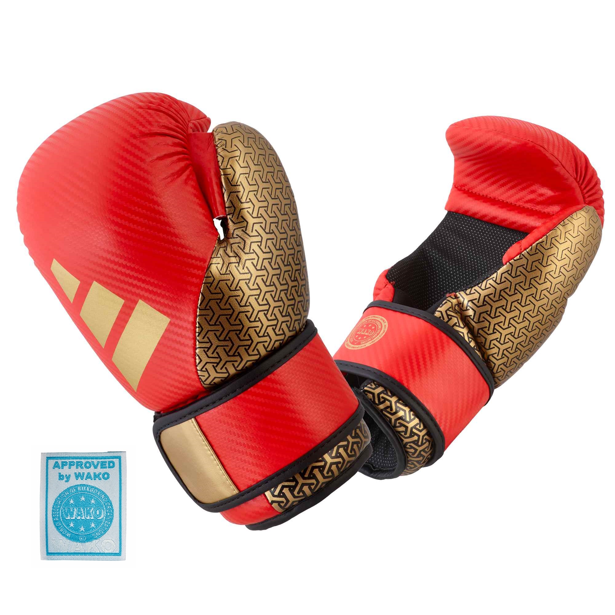 adidas pro point fighter glove adiKBPF300, red/gold