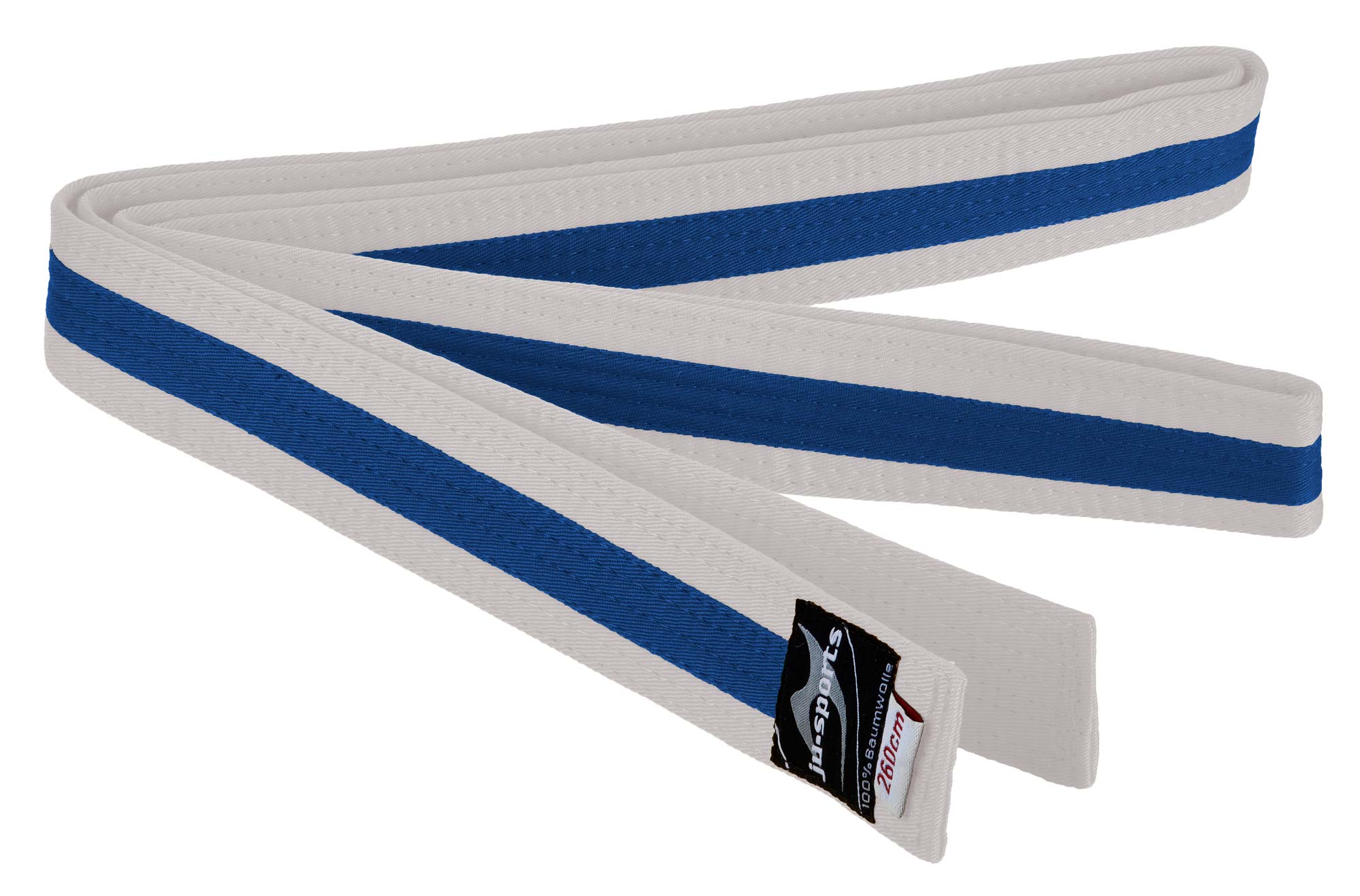 Ju-Sports budo belt white/blue/white