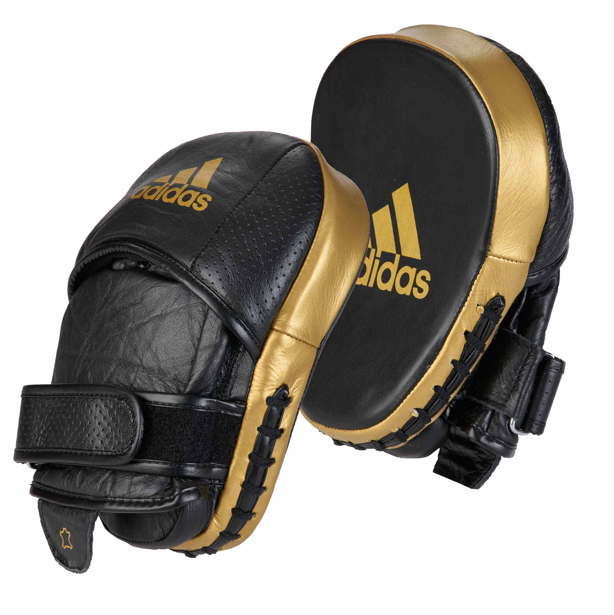 adidas adiSTAR Pro Speed focus mitt leather adiPFP01, black/gold