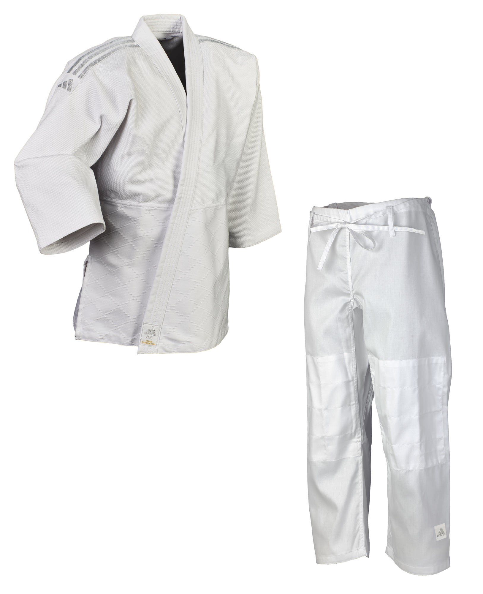 adidas Judo-Anzug Club weiß/silver, J350