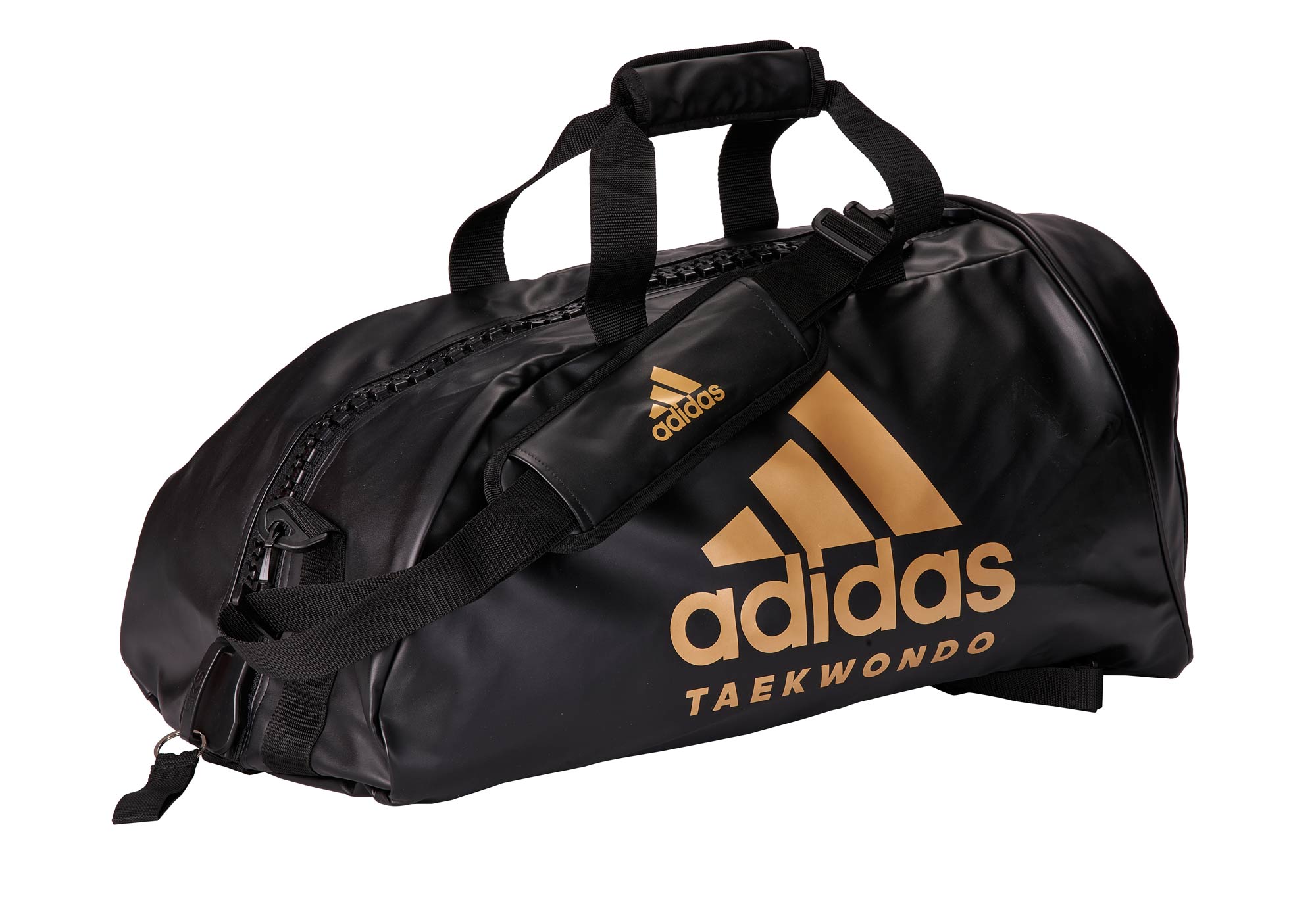 adidas 2in1 Bag Taekwondo black/gold PU, adiACC051T