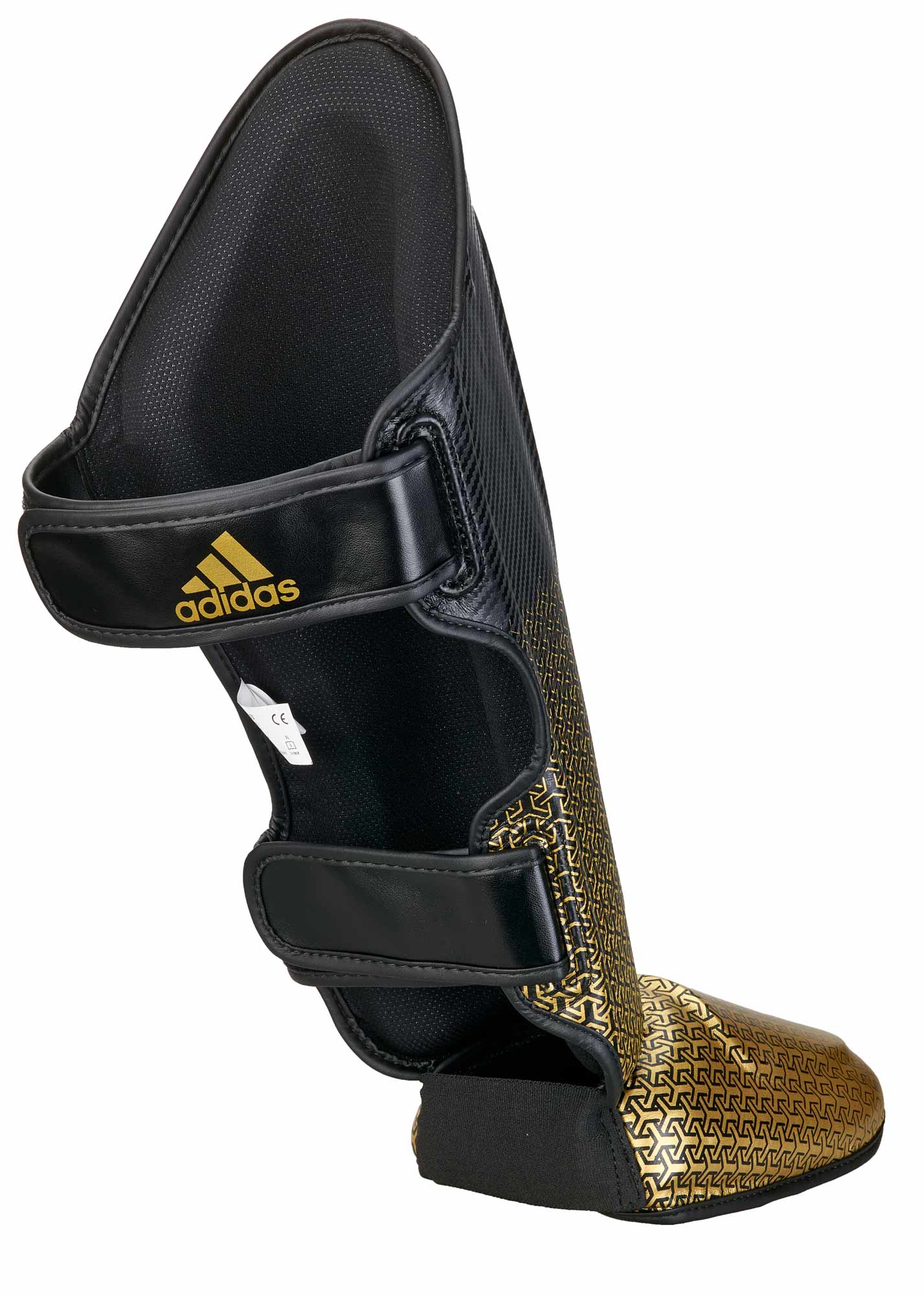 adidas Pro Kickboxing Schienbein-Spannschutz black/gold, adiKBSI300