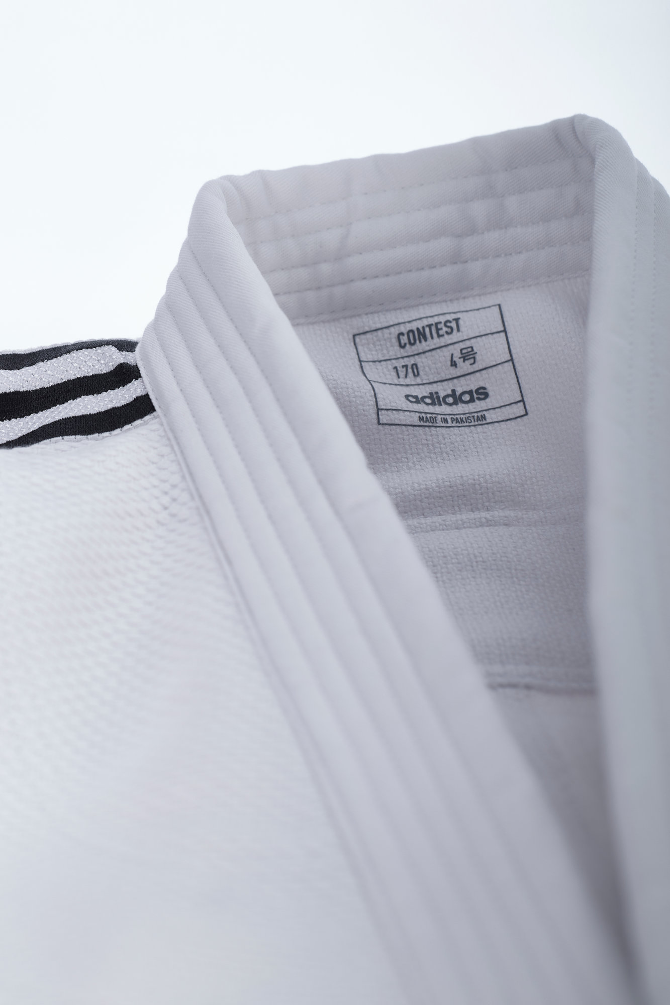 adidas judo gi Contest J650 white/black stripes