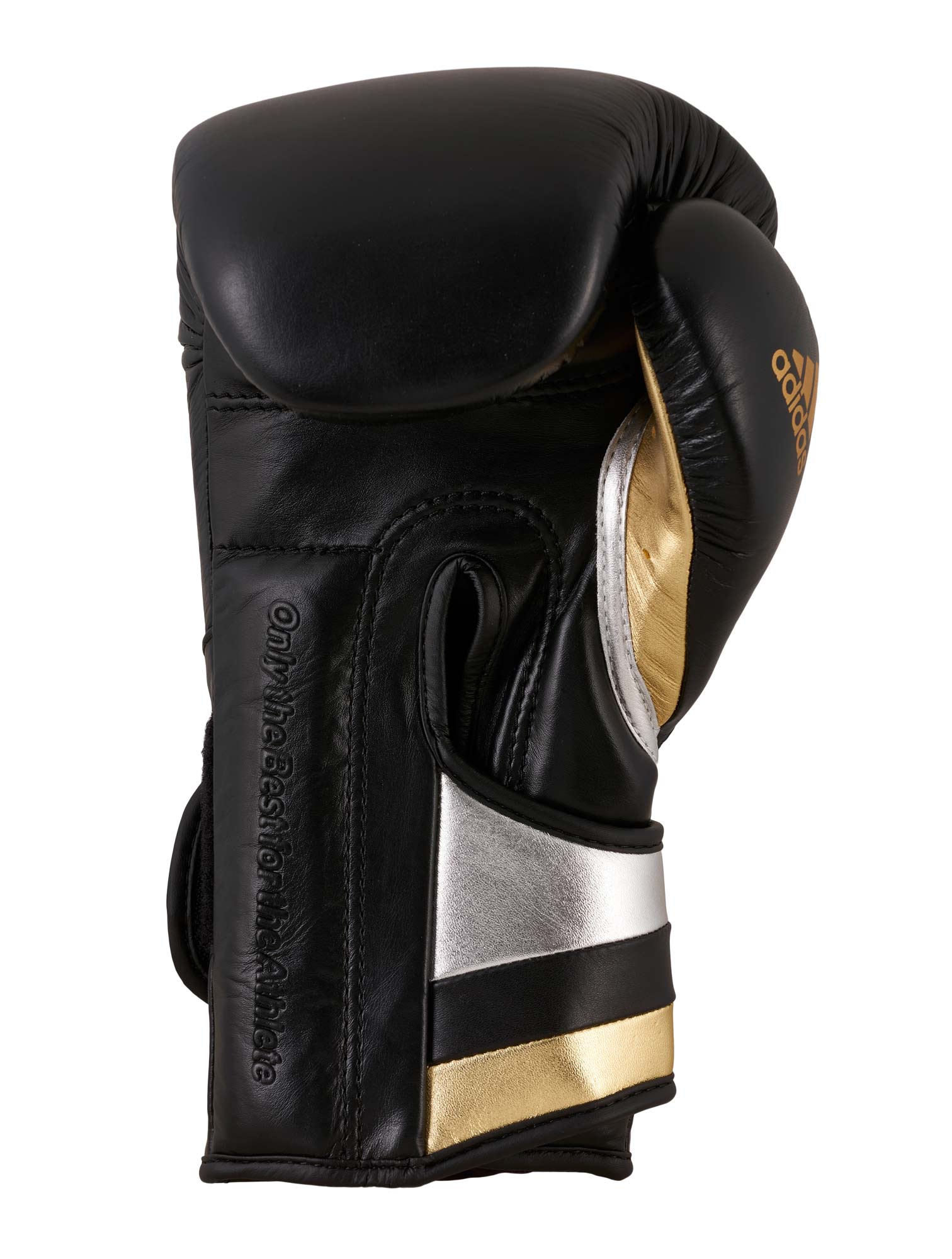 adidas adispeed strap up boxing gloves black/gold/silver, ADISBG501PRO