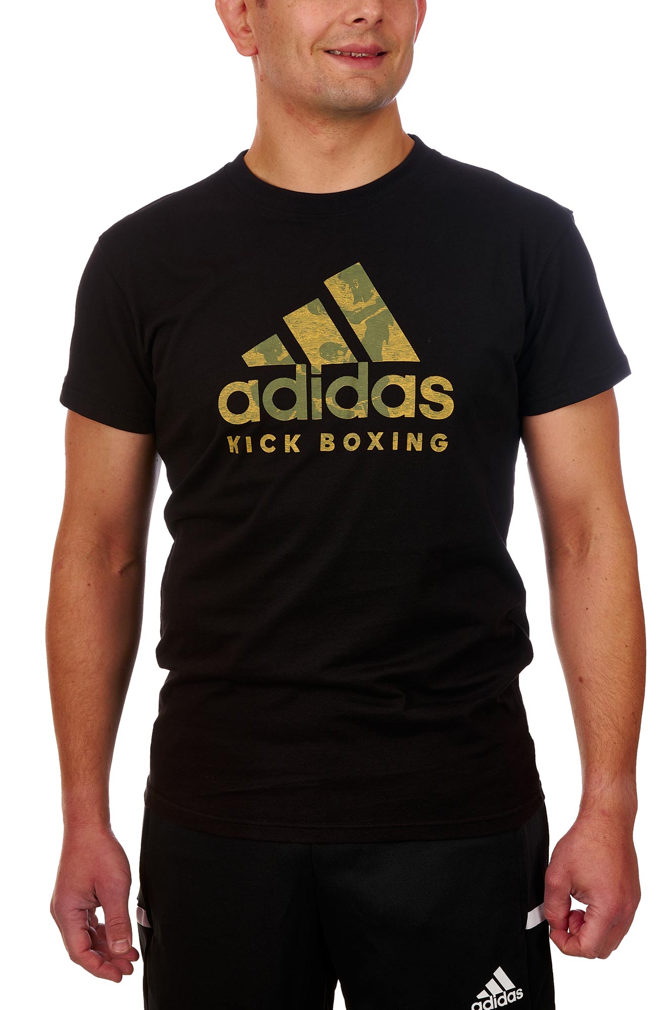 adidas Badge of Sport T-Shirt Kickboxing schwarz adiCLTS20KB