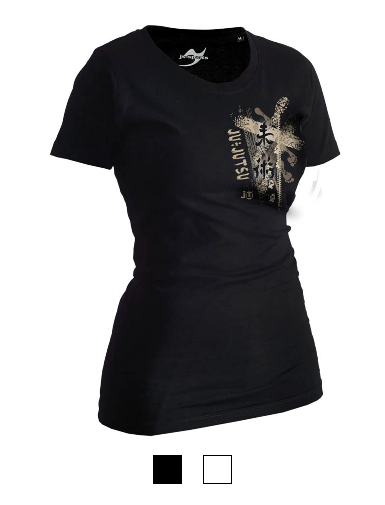 Ju-Jutsu-Shirt Trace schwarz Lady