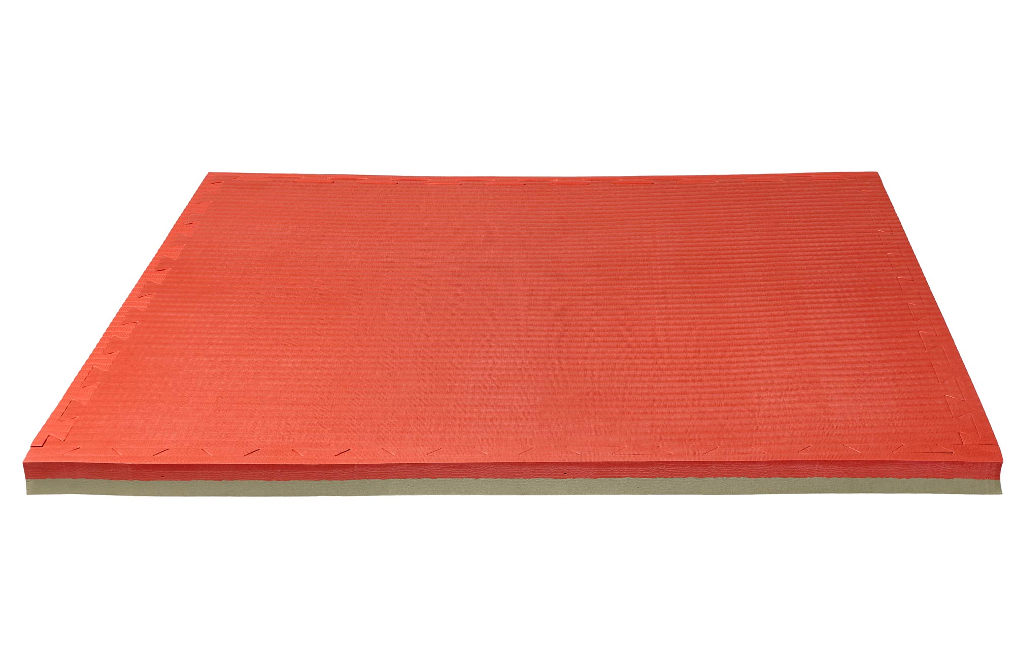 Puzzlematte Pro Tatami 4 cm rot/klassisch grün Wendematte