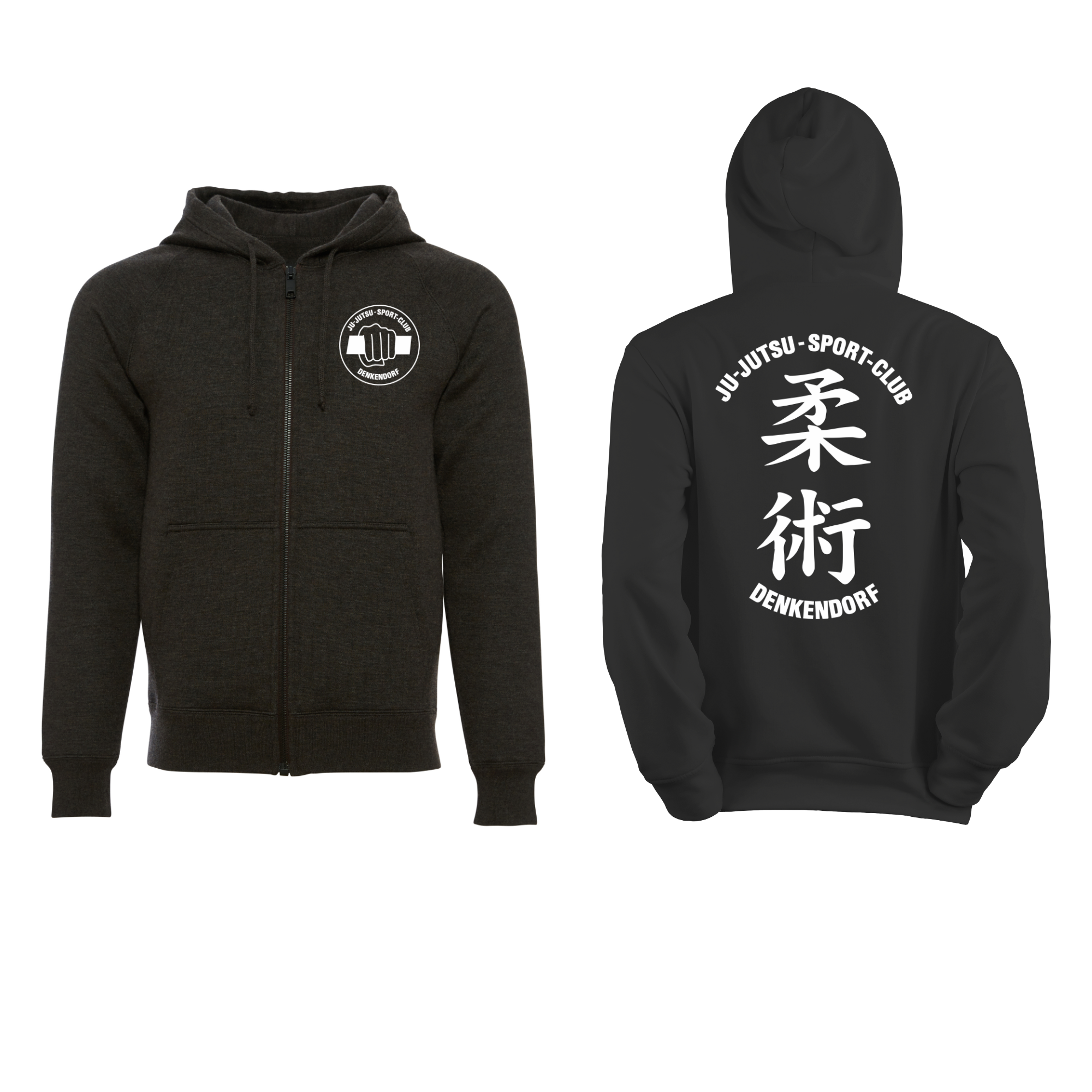 Ju-Jutsu SC Denkendorf Zip-Hoodie schwarz