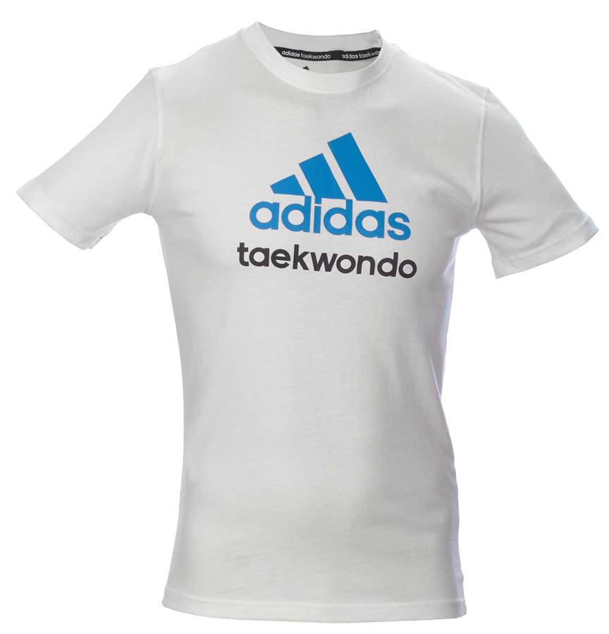 adidas Community line T-Shirt Taekwondo weiß