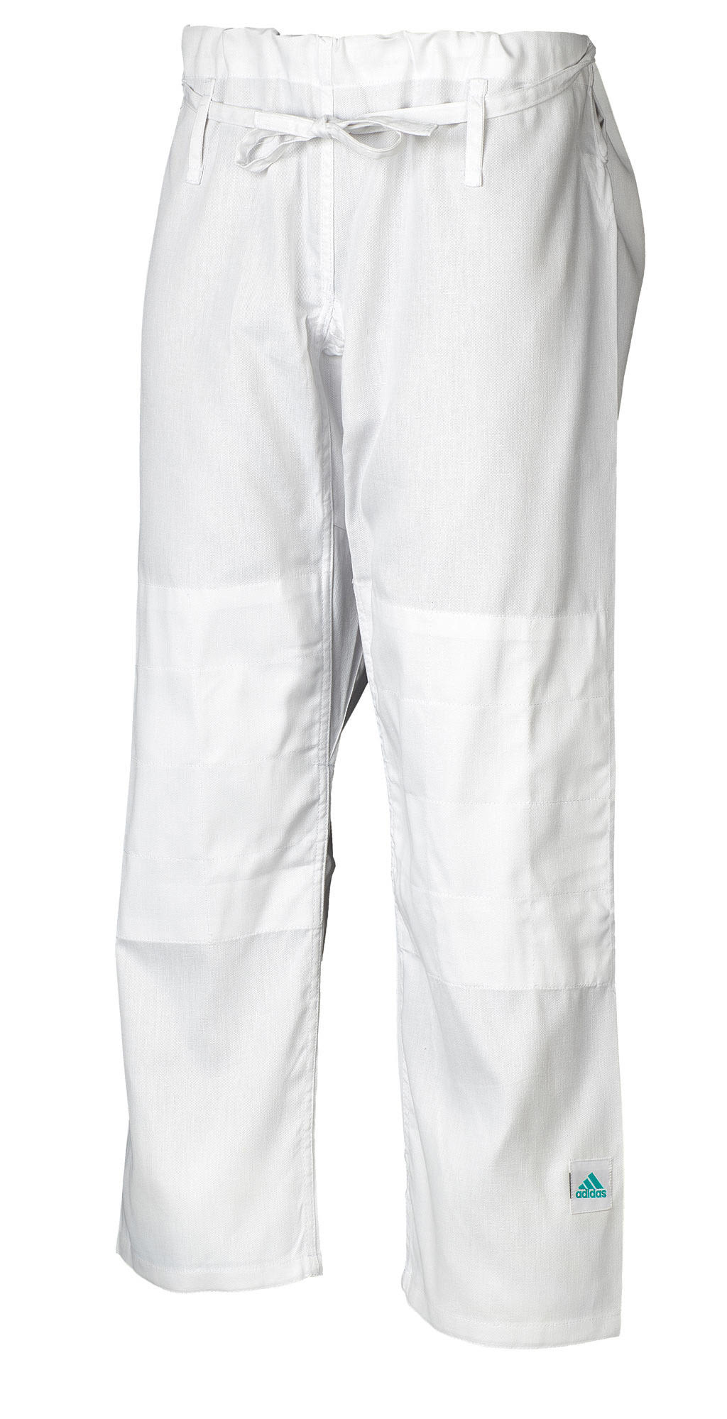 Judoanzug Club weiß/Streifen türkis, J350 - Größe 160