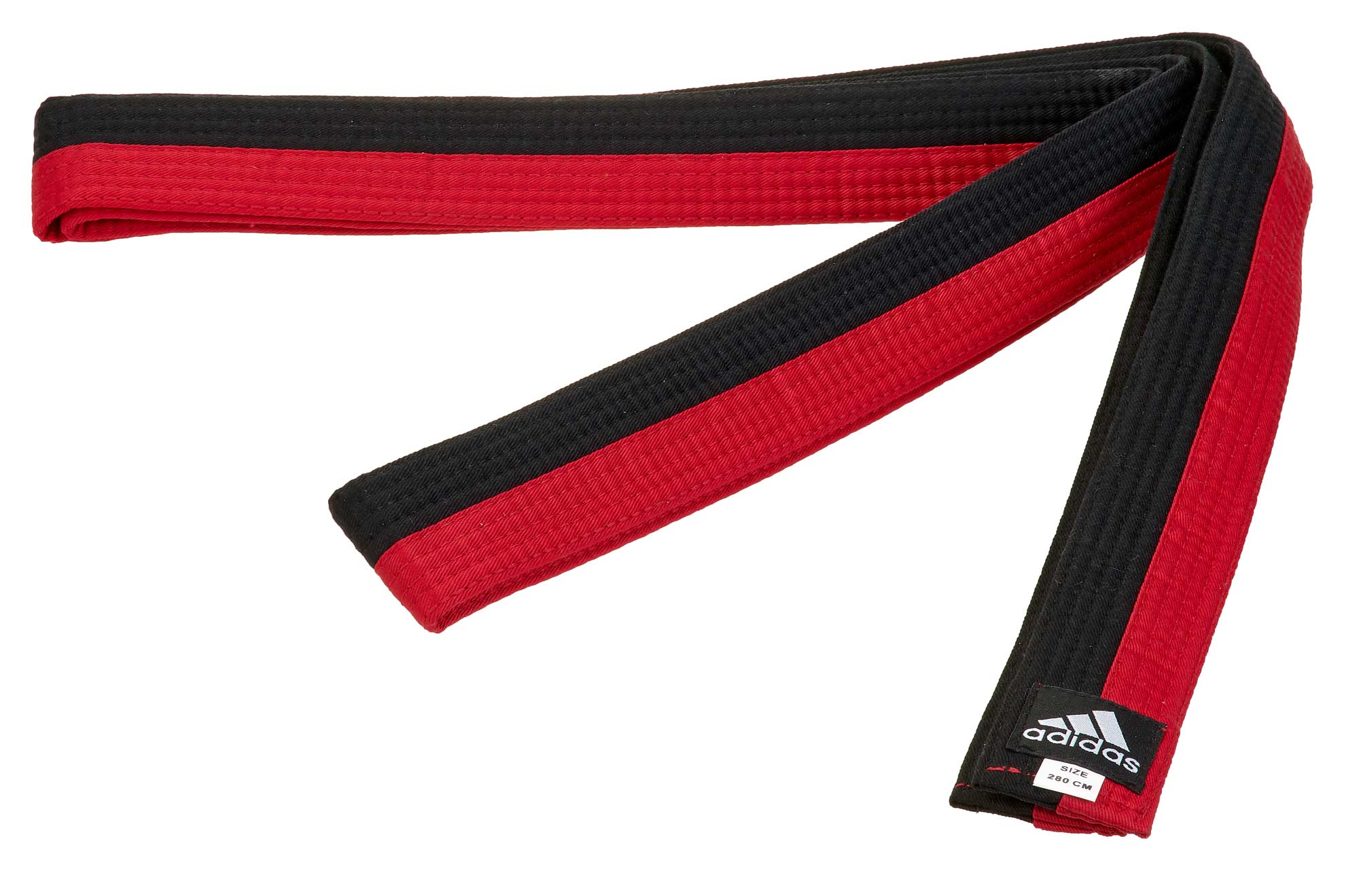 adidas taekwondo belt Poomsae black/red