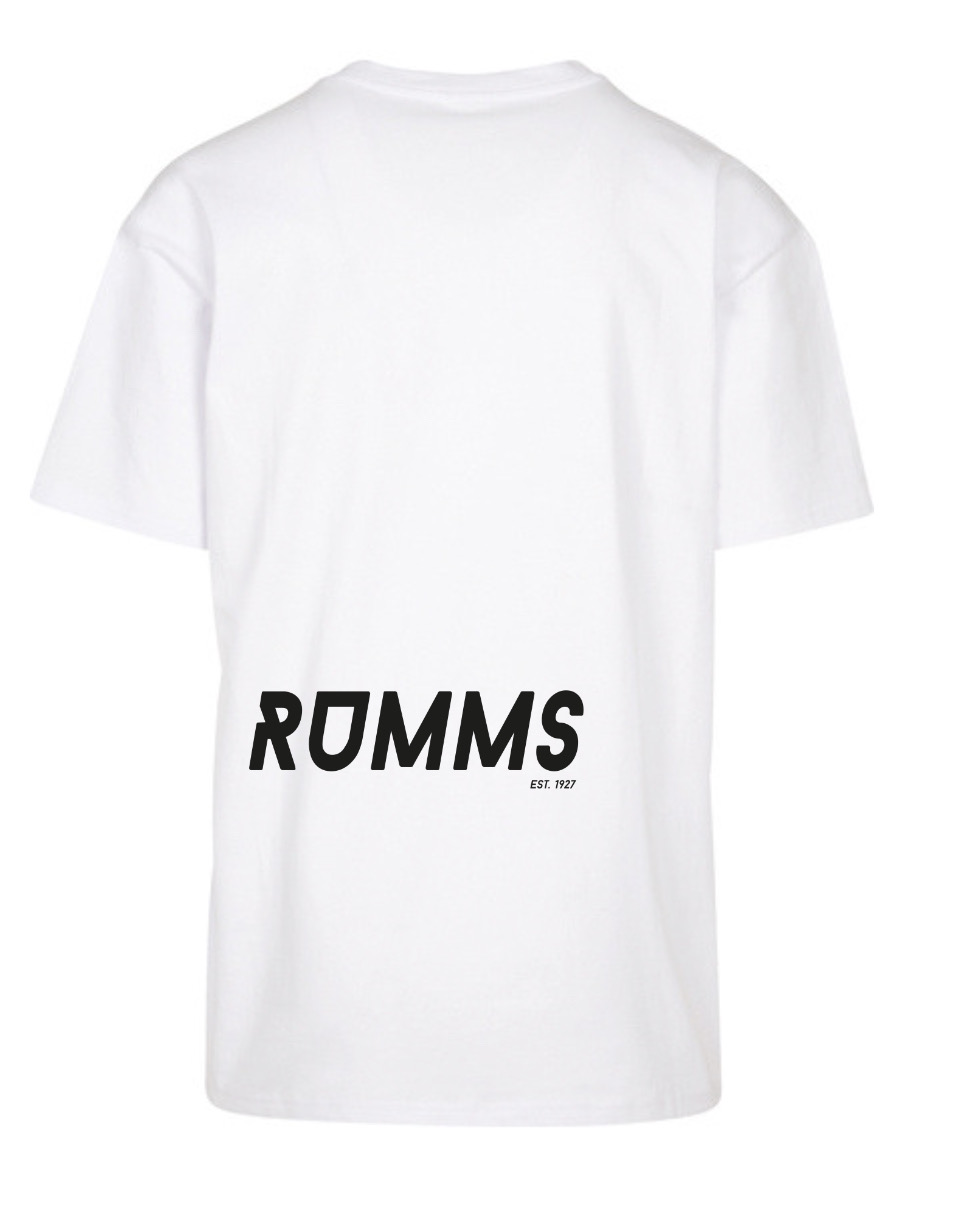 VfL Volkach Motivshirt Oversize "Rumms" weiß