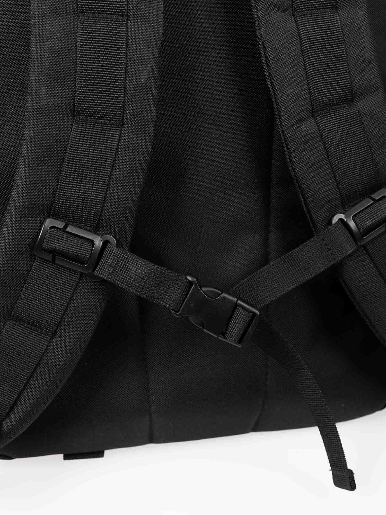 Rucksack, Rucksackgurte, Schnalle, Schwarz, Tragegurte