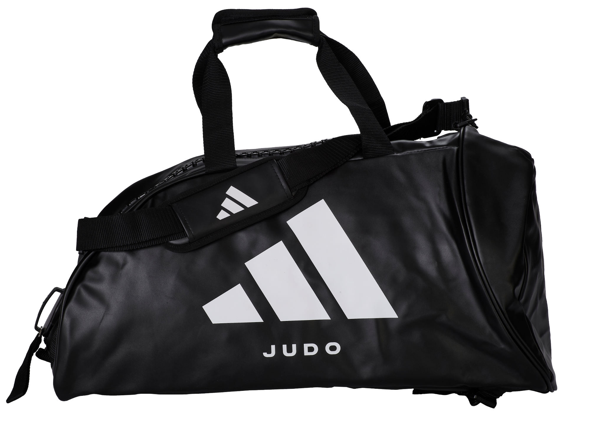 adidas 2in1 Bag "Judo" black/white PU L, adiACC051J