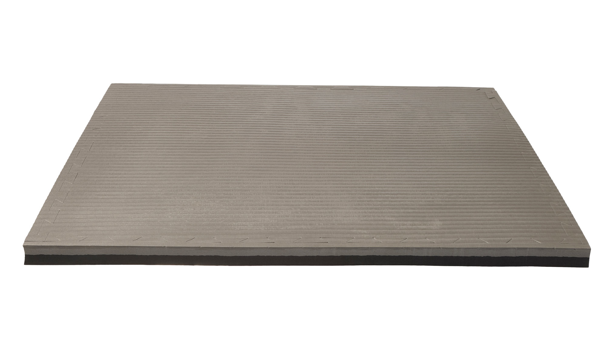 Reversible Jigsaw Mat Pro Tatami 1 m x 1 m x 4 cm black/grey