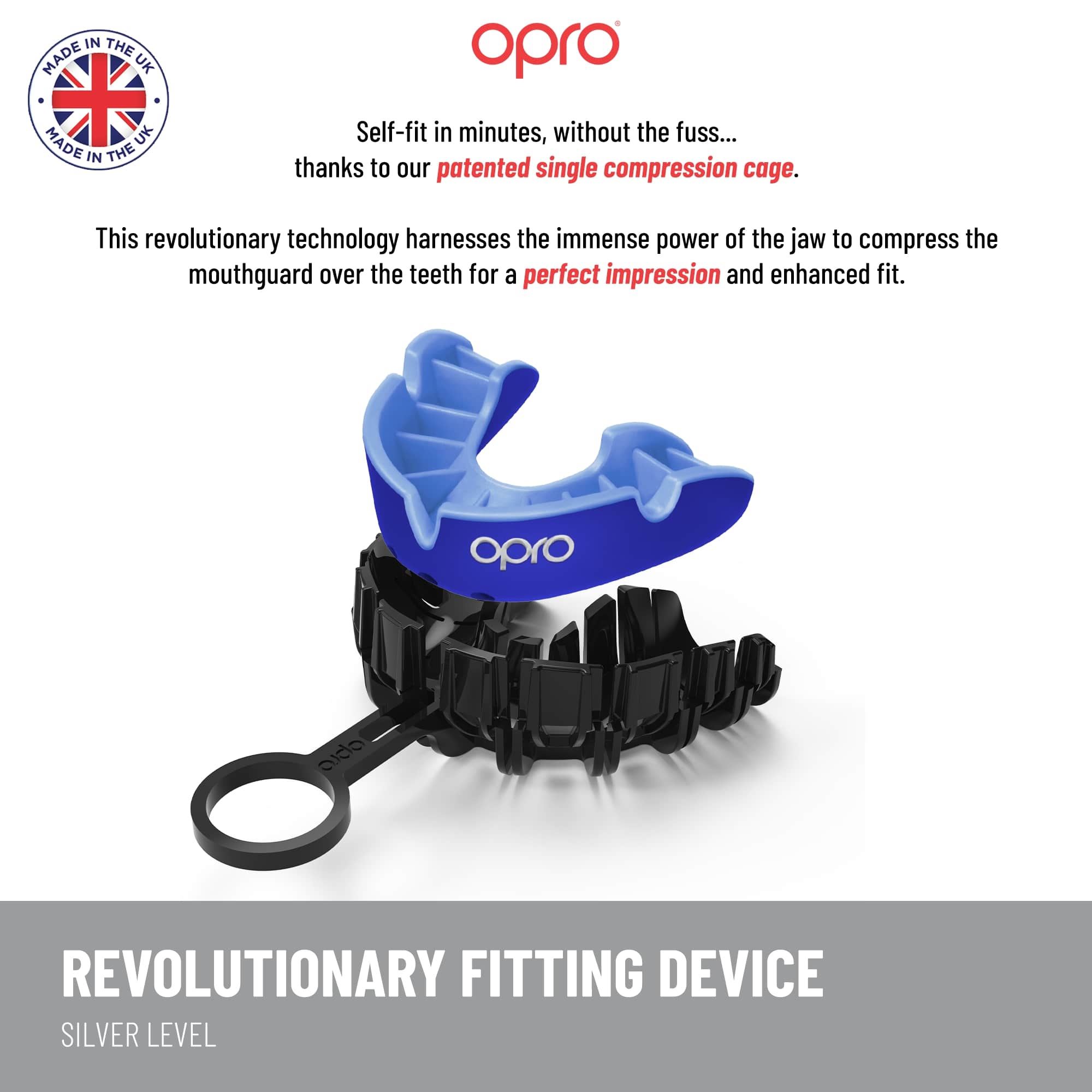 OPRO Mouthguard Silver Senior 2022 edition