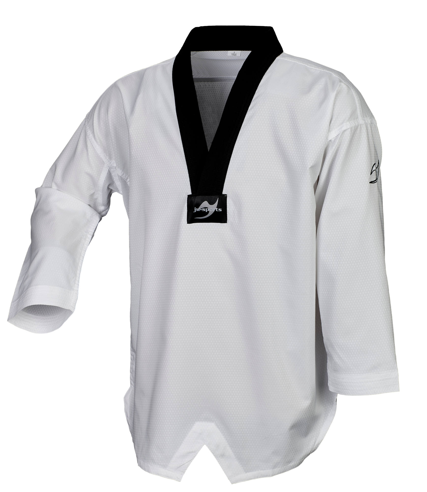 Taekwondo-Anzug Performance pro schwarzes Revers