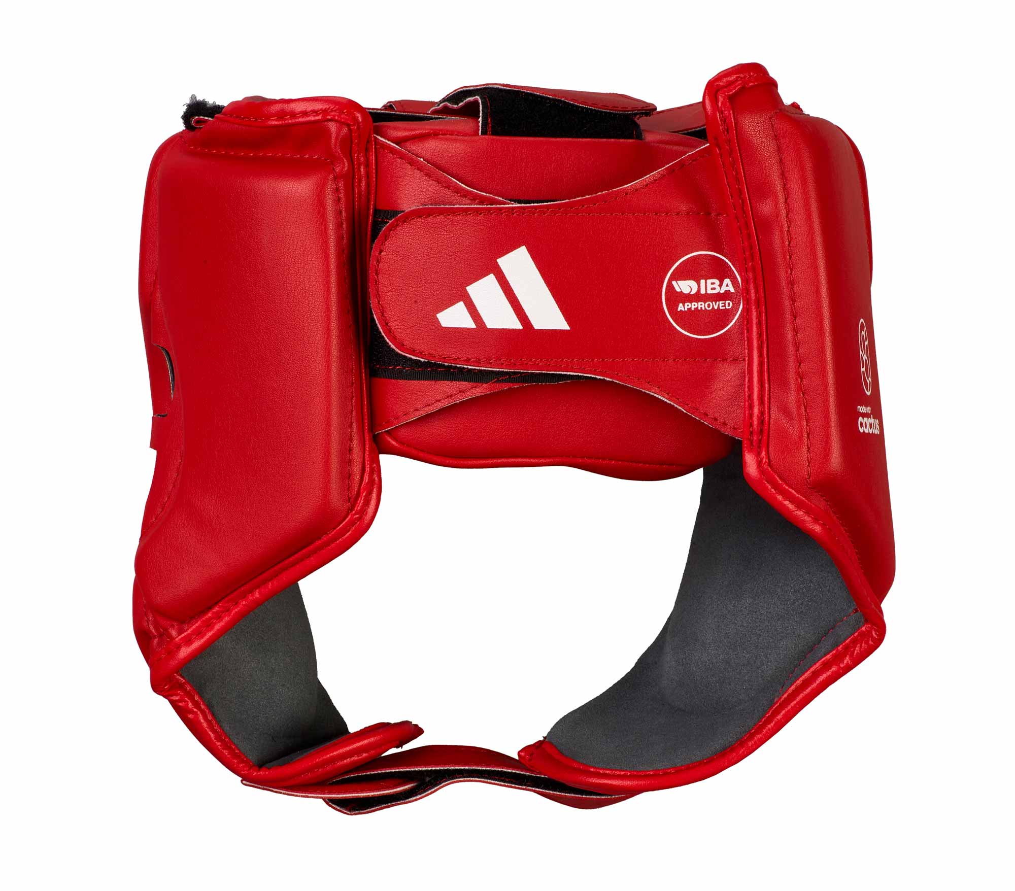 adidas IBA head guard red cactus-leather adiIBAH1C