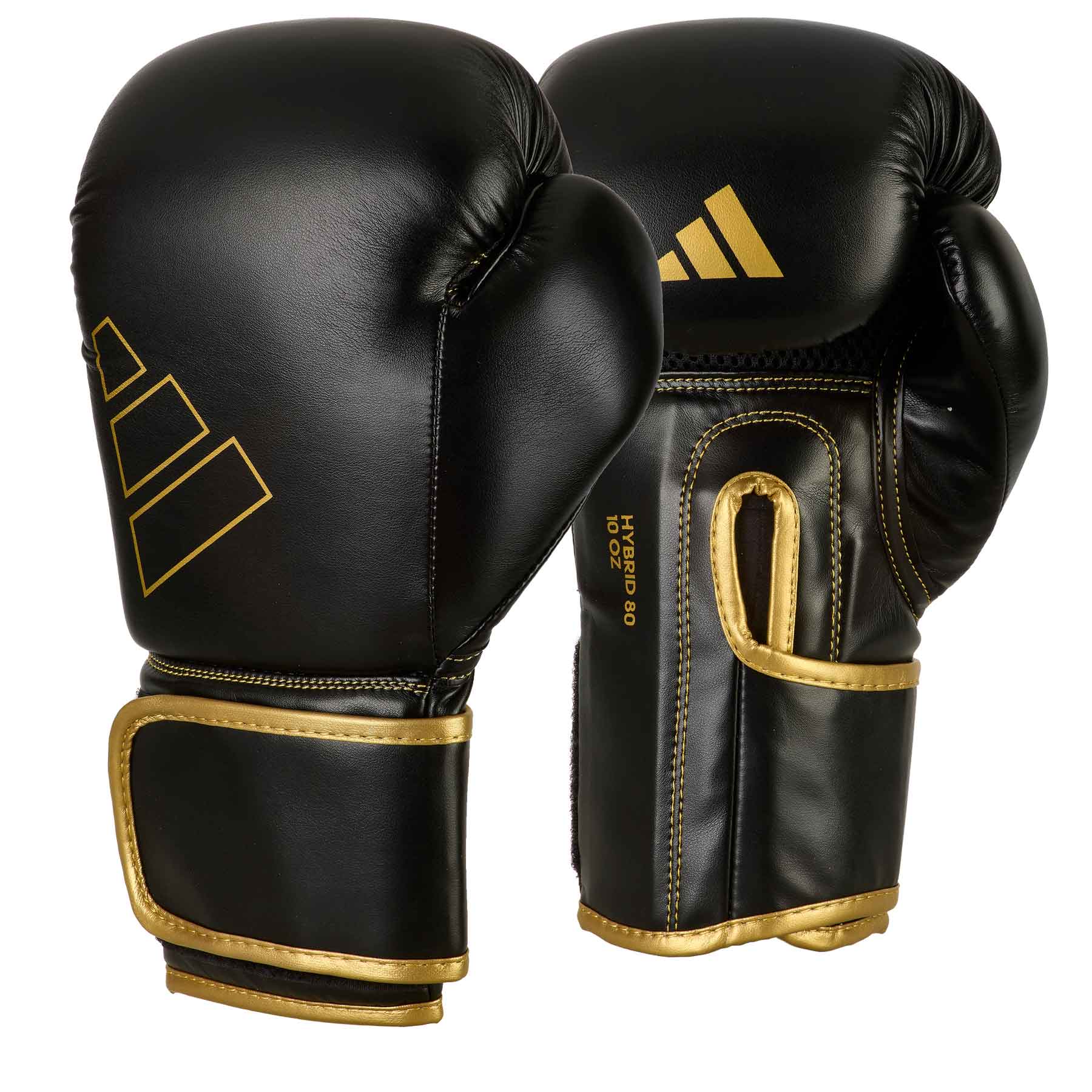 adidas Boxhandschuhe Hybrid 80, black/gold, ADIH80
