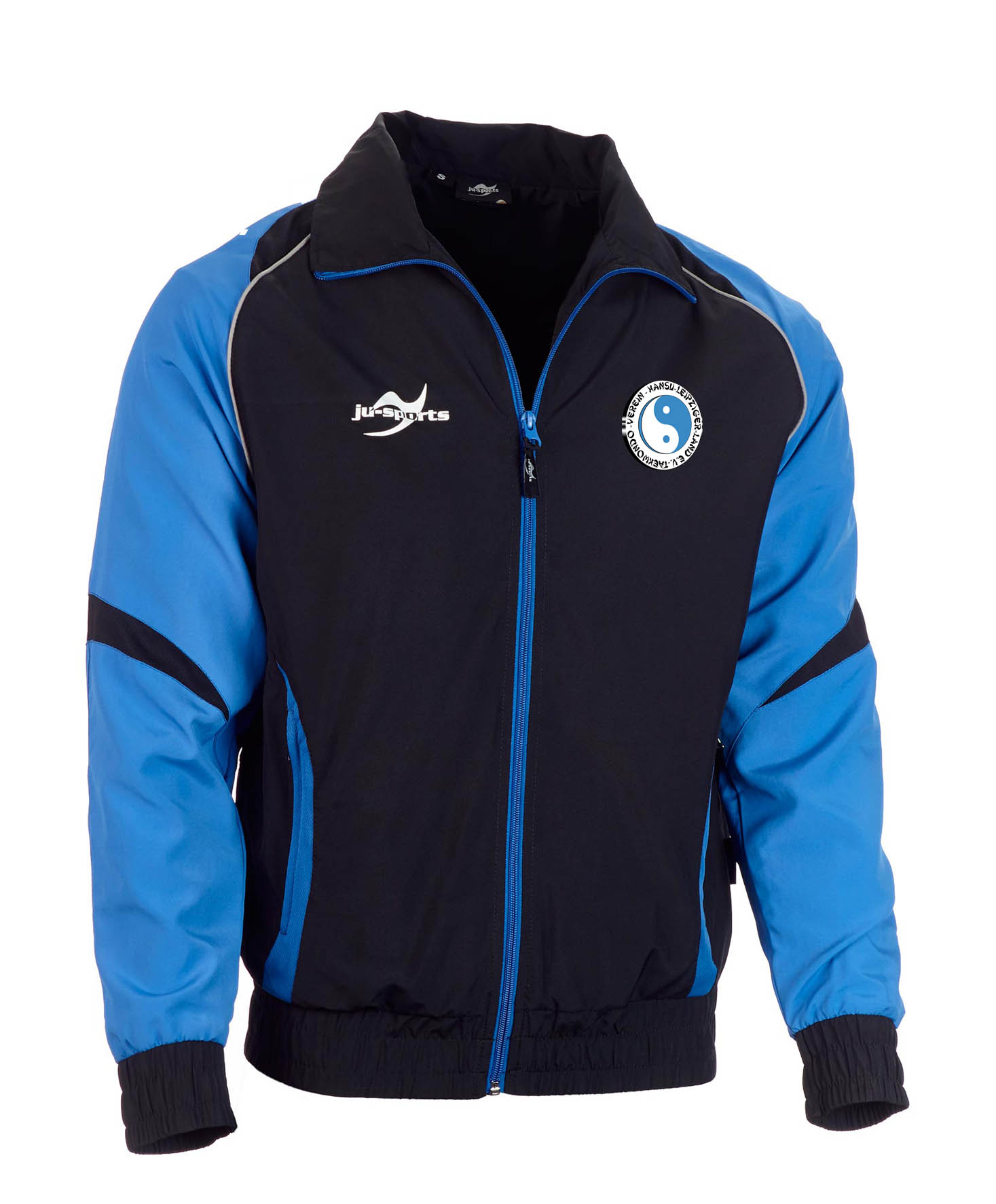 Teamwear Element C2 Jacke schwarz/blau Hansu Leipziger Land