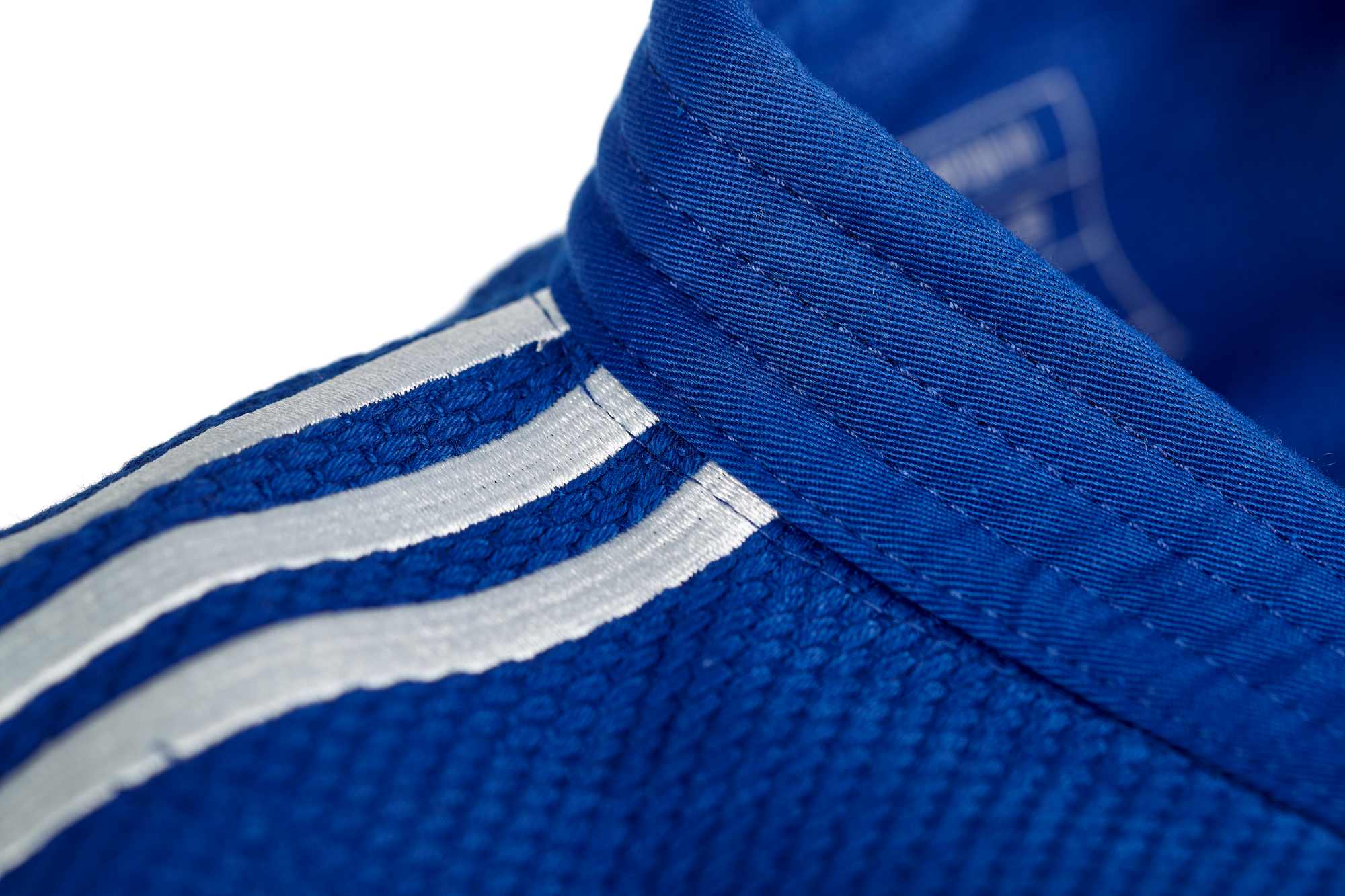 adidas Judojacke CHAMPION III IJF - Model 2 JIJFB-JAC blau / weiße Streifen